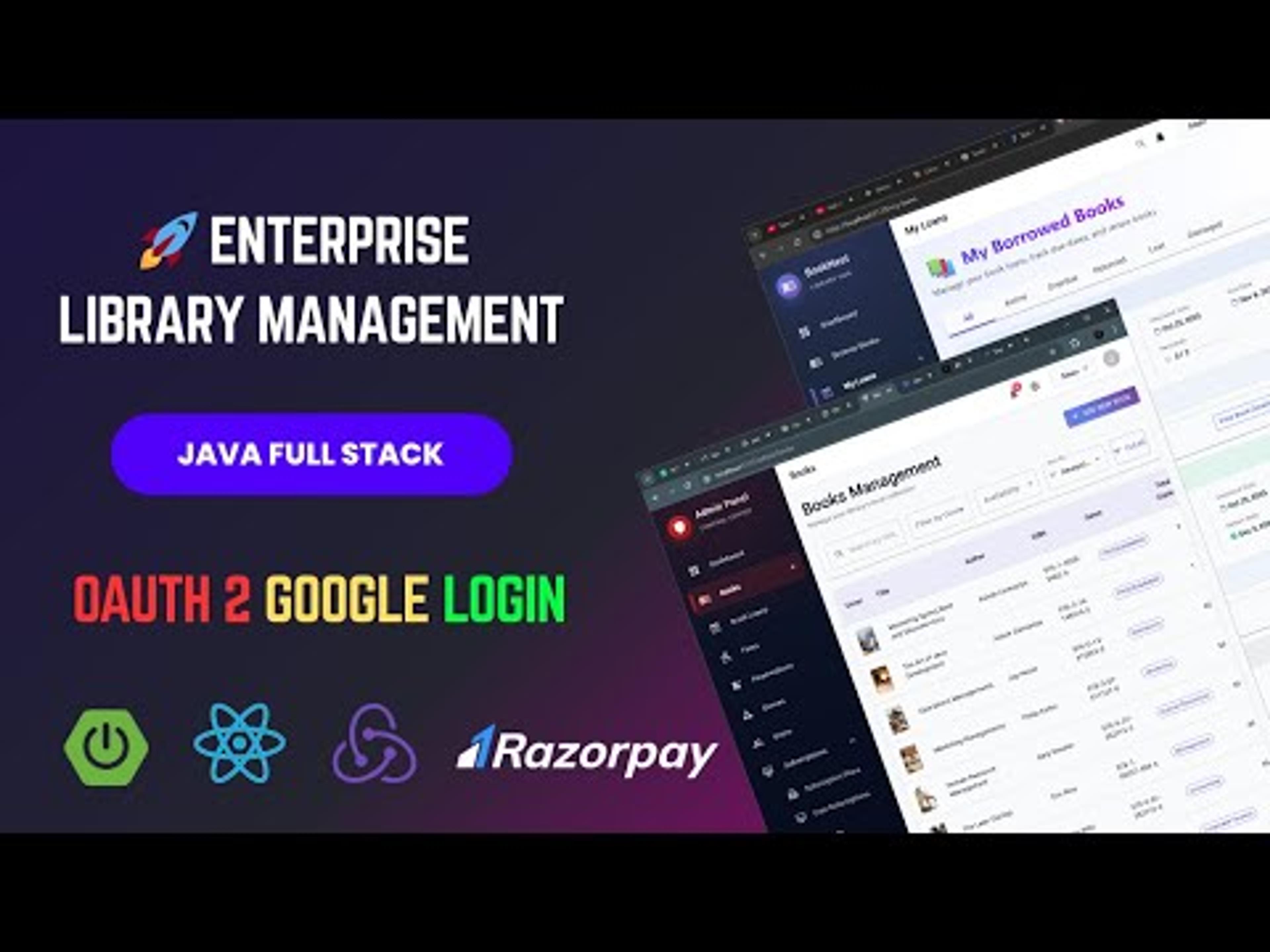 Library Management System | Java Full Stack Real-World Project (Spring Boot + React)