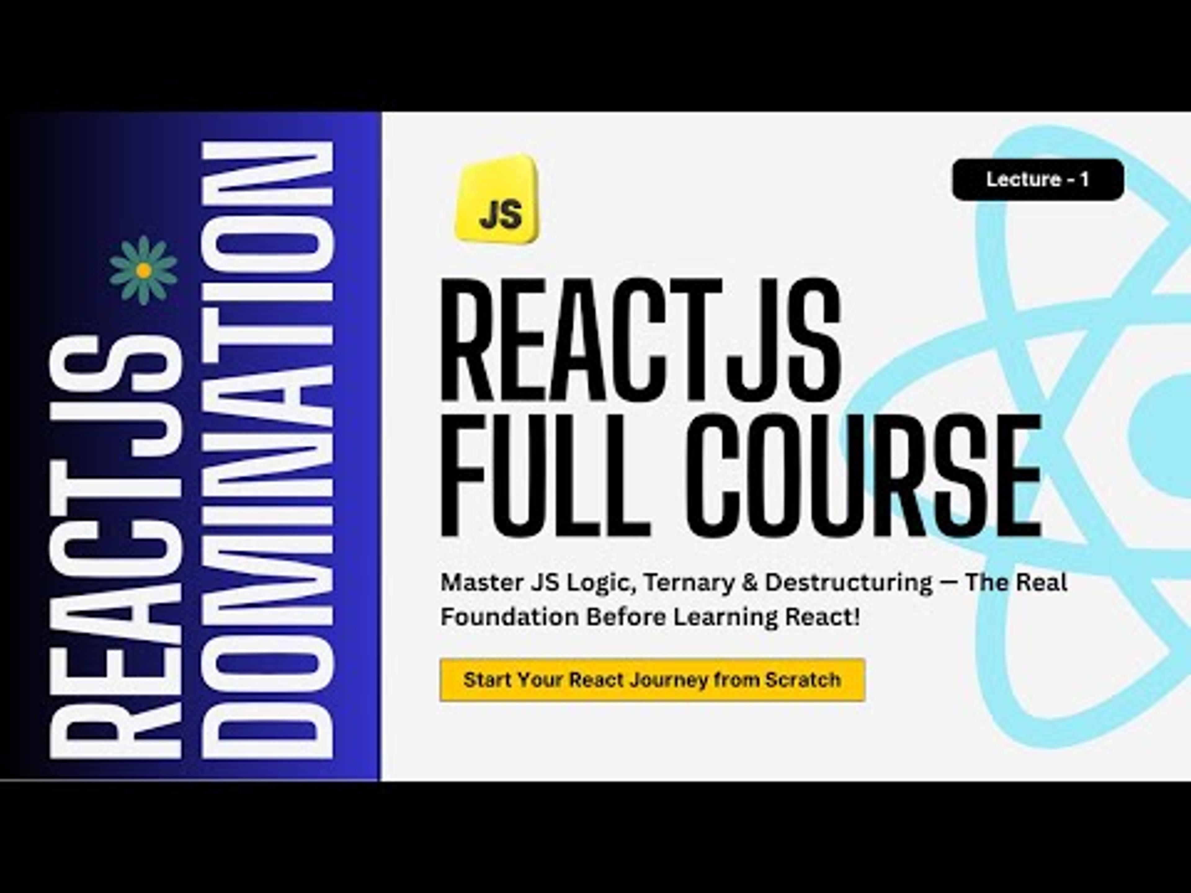 React JS Full Course in Hindi 🔥 | Learn React from Beginner to Advanced (2025) | Build Real Projects & Master React | Black Magic Of ReactJS