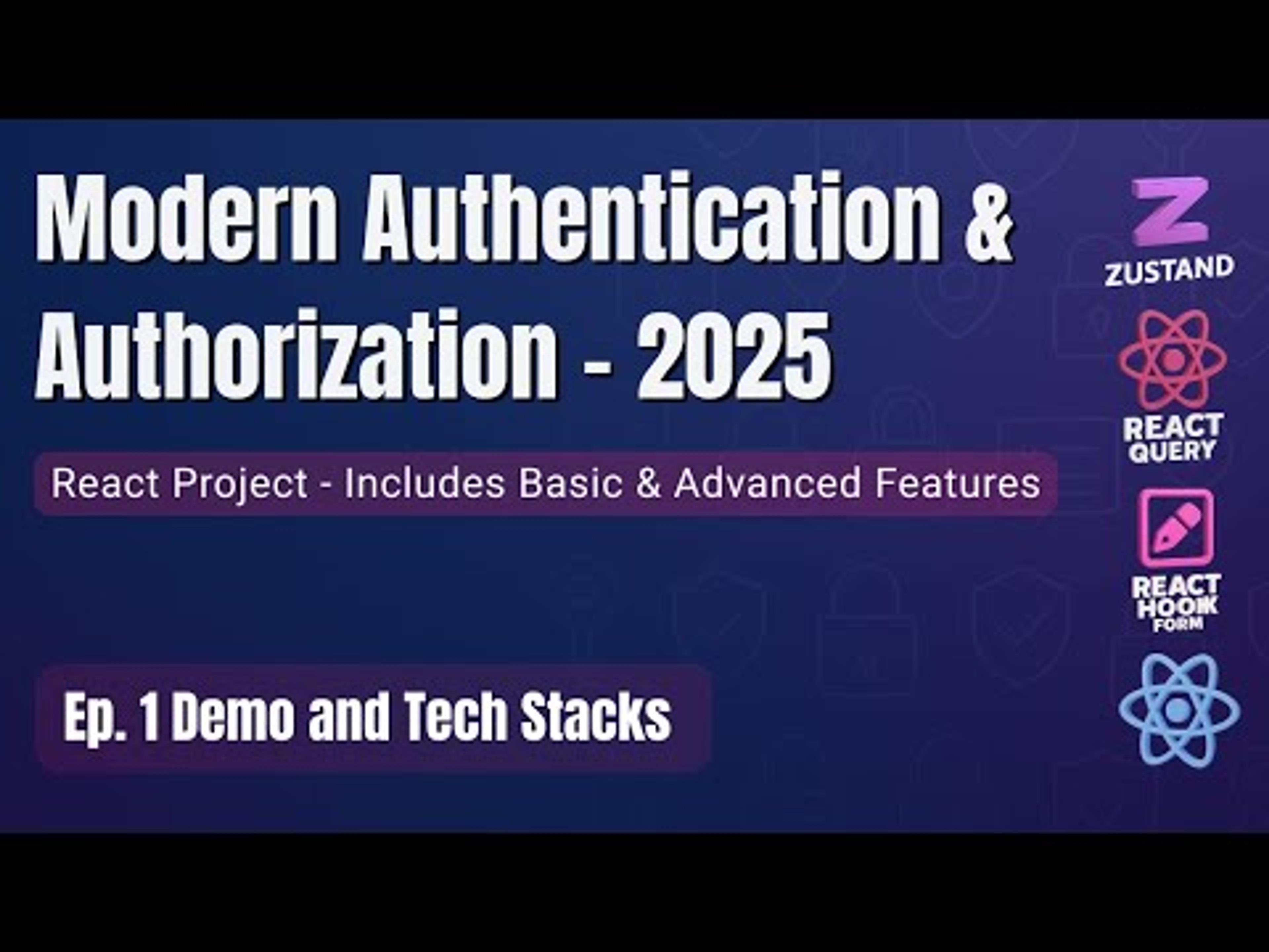 React Authentication & Authorization - Full Course (Playlist)
