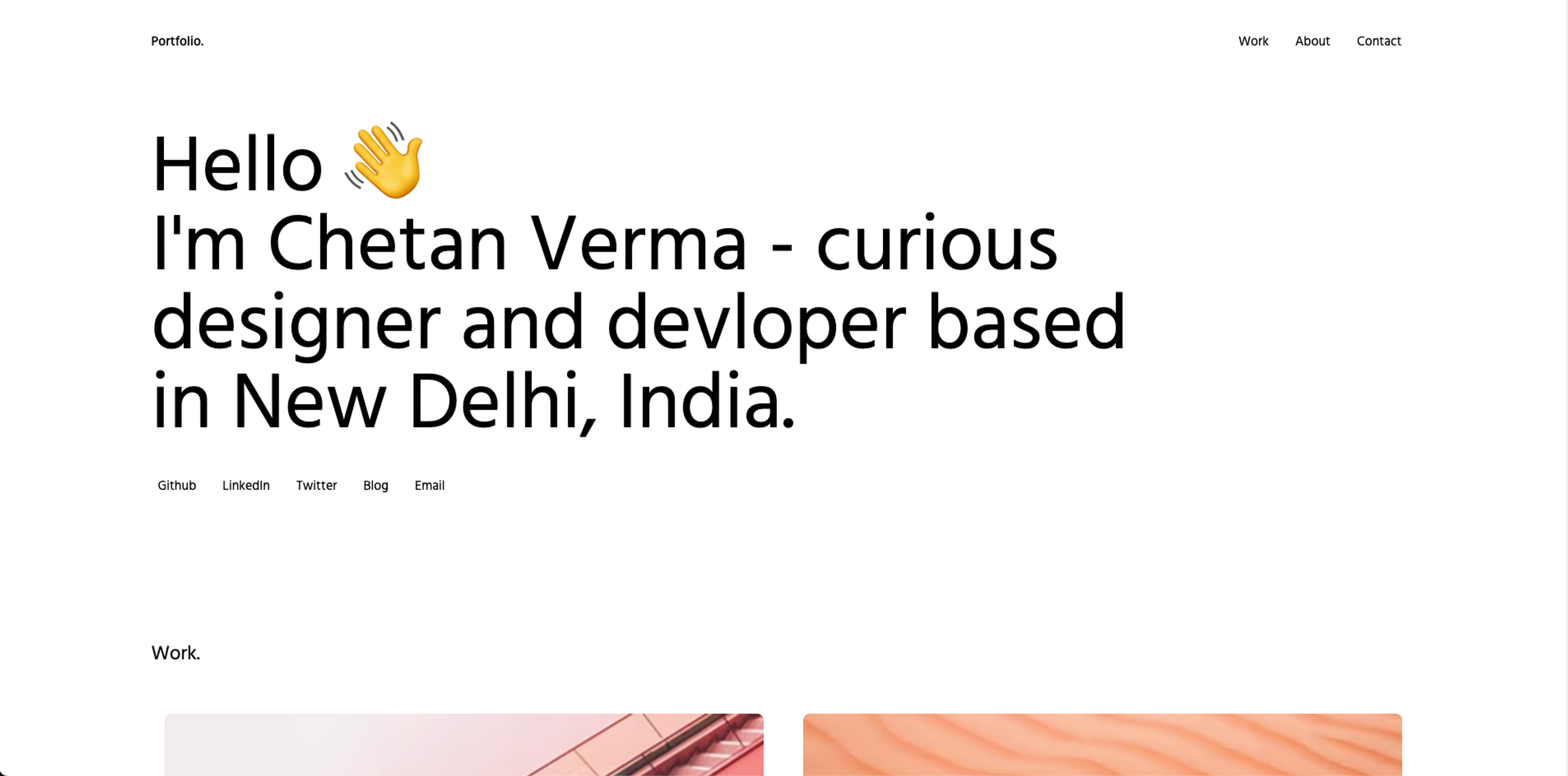 Modern React Portfolio Template (FREE)