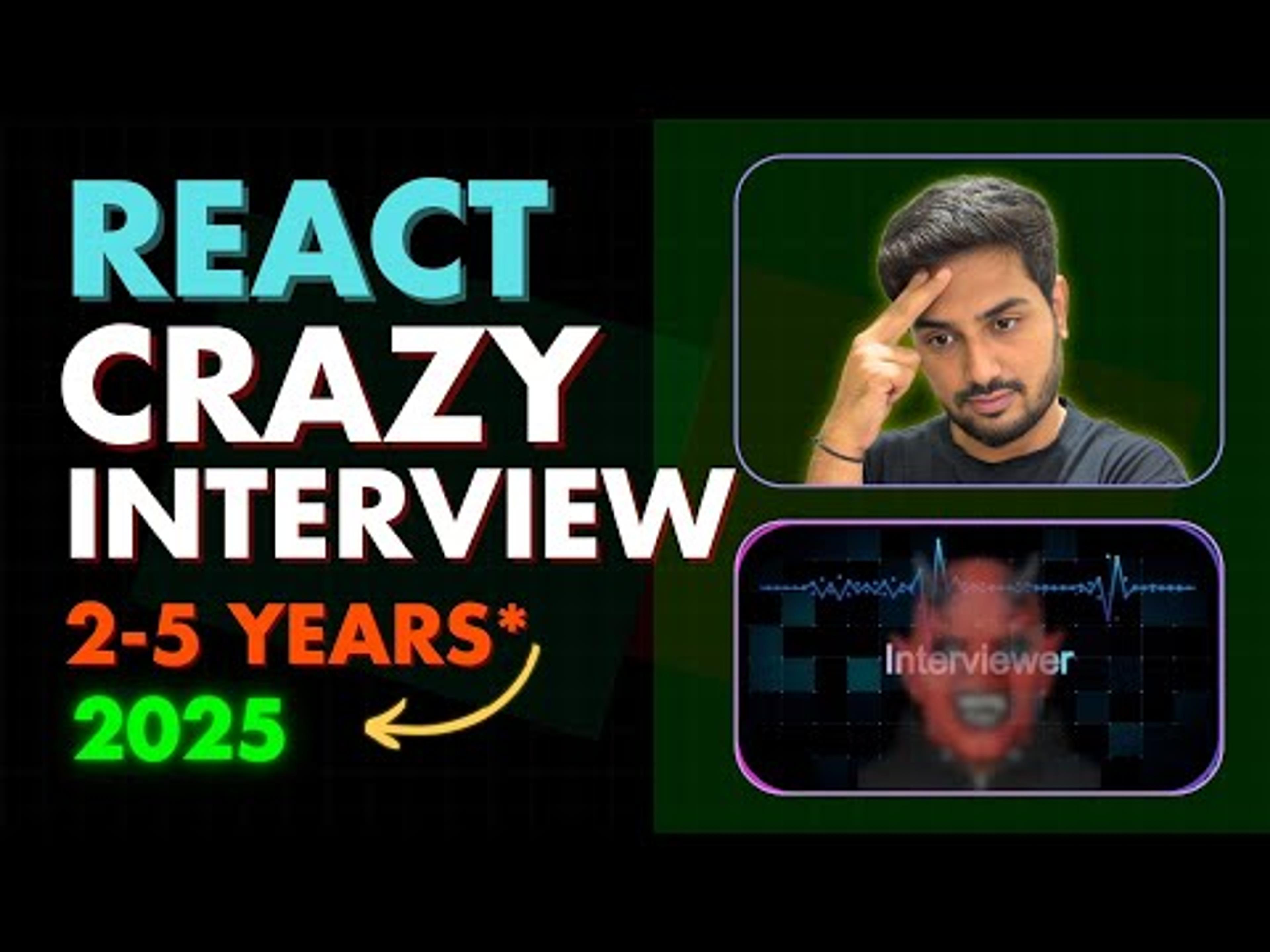 React Frontend Developer Interview for 2–5 Years | Real Questions + Answers | Mock Interview 2025🔥