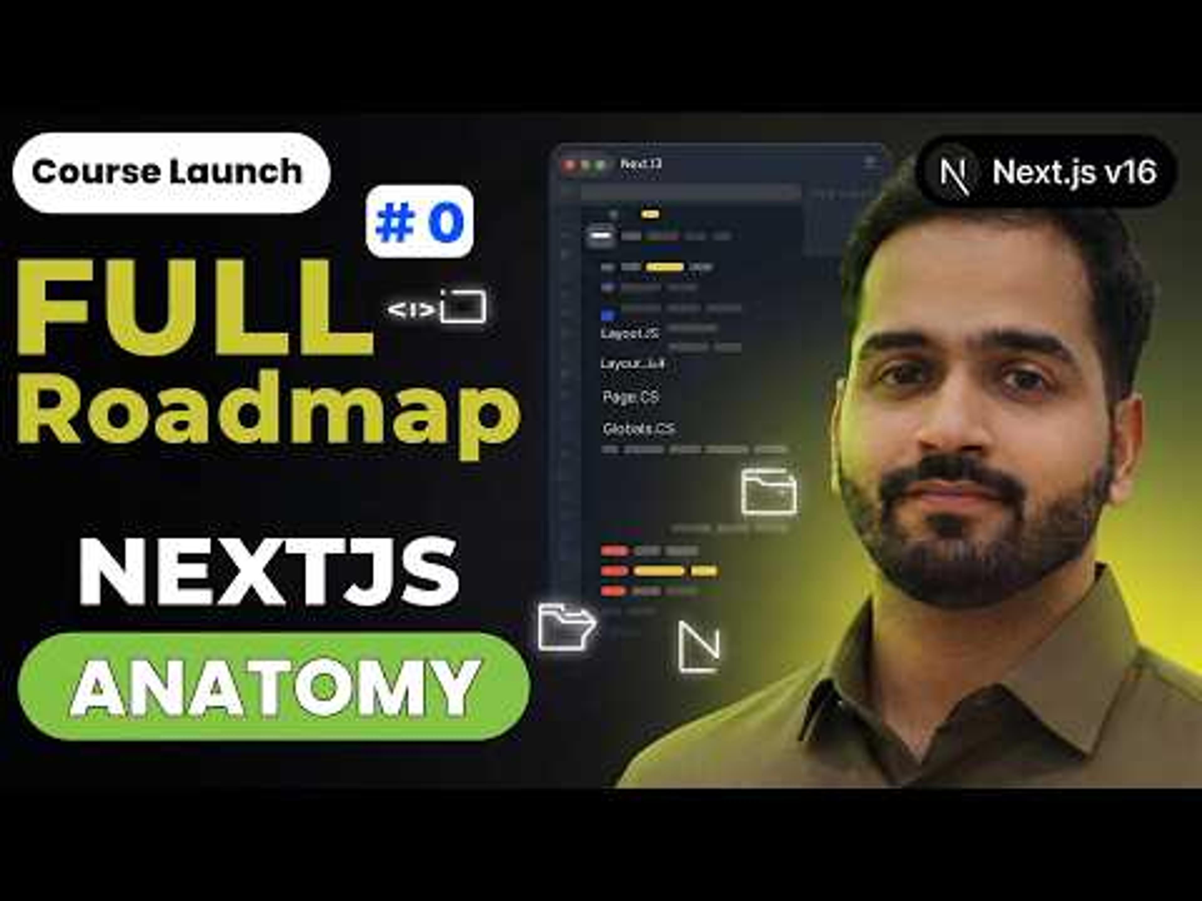 Next.js Anatomy – Next JS 16 Complete Deep Dive Course (App Router, Server Components, Edge, Backend, Deployment) | DeathCode