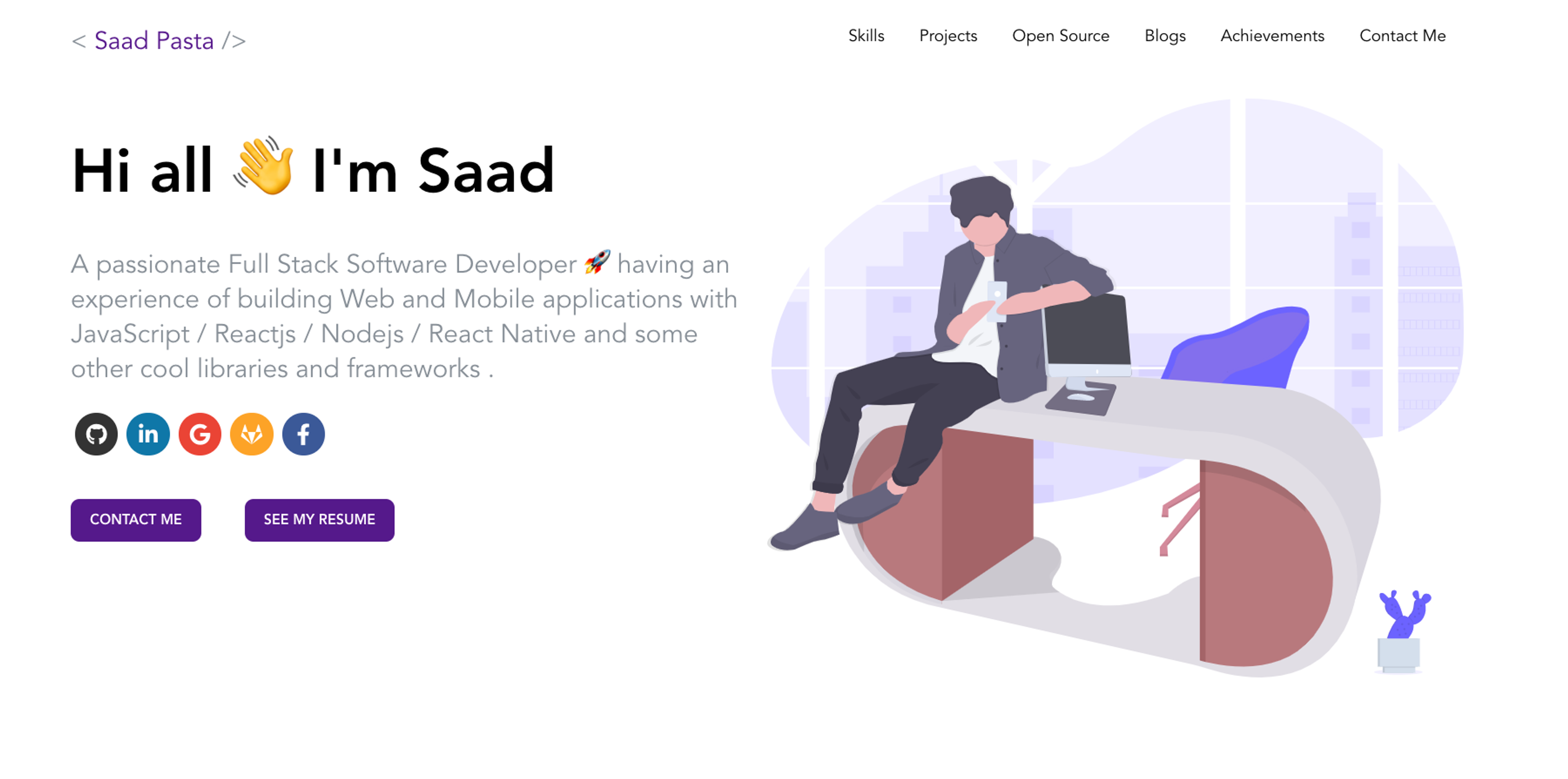 🚀 Software Developer Portfolio Template that helps you showcase your work and skills as a software developer. (This is currently not being actively maintained)
