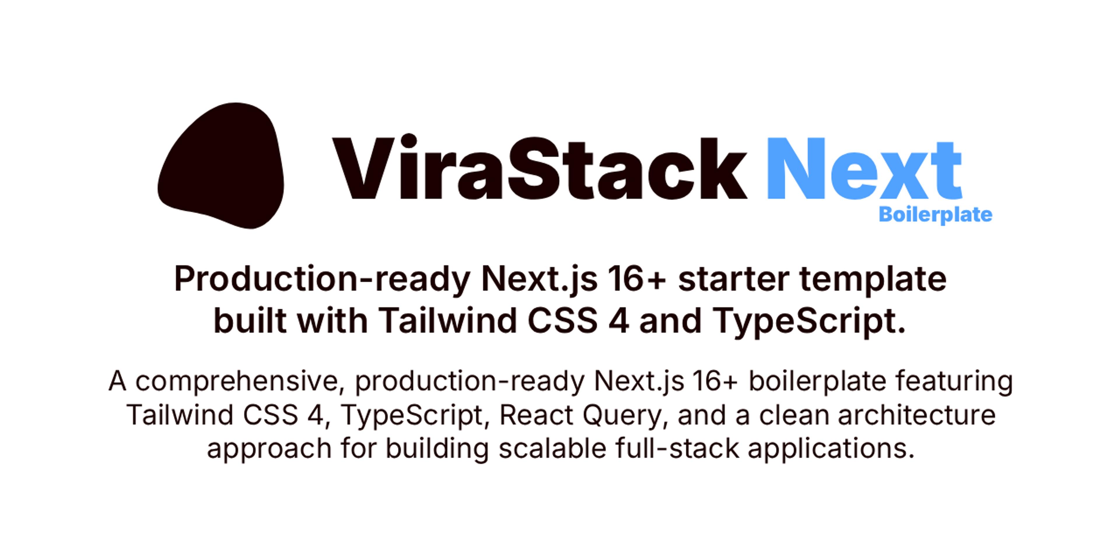 Production-ready Next.js 16+ starter template built with Tailwind CSS 4 and TypeScript.