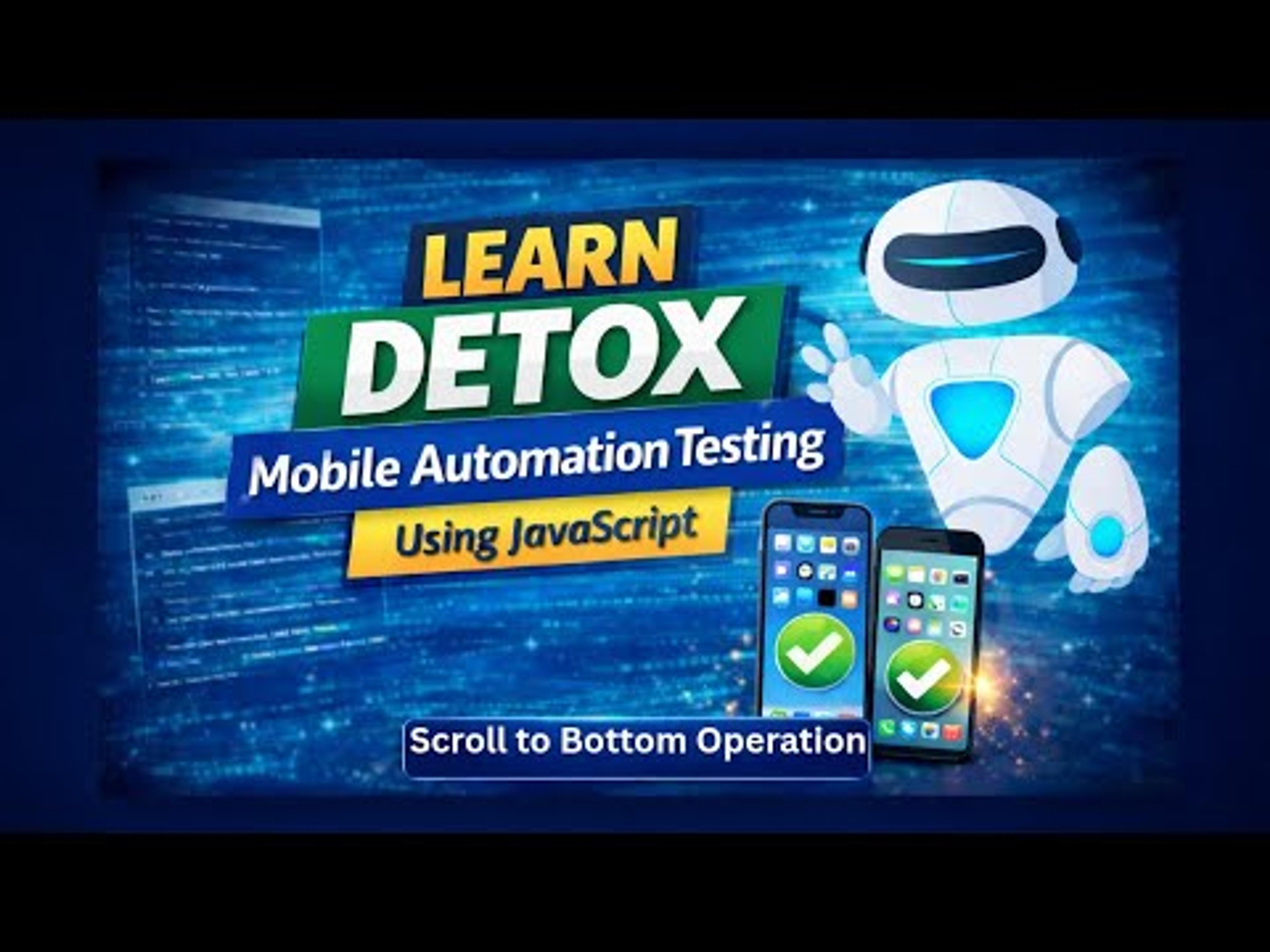 Detox Tutorial for Beginners | Mobile Automation Testing with JavaScript (Full Course 2026)