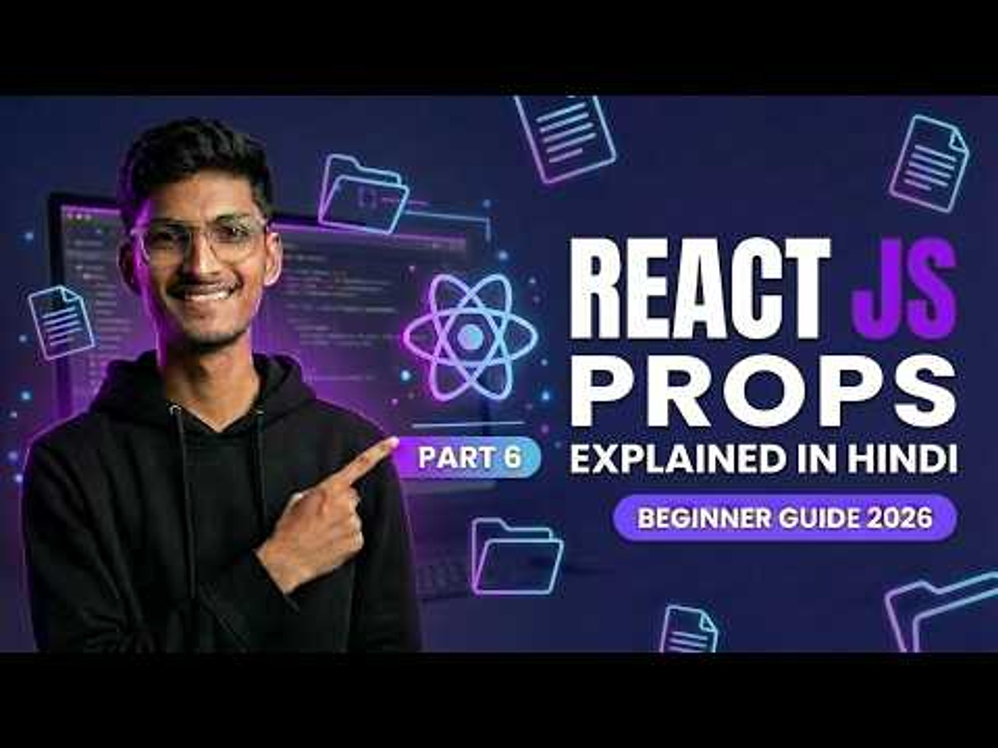 React JS Tutorial in Hindi Full Course 🔥 | Complete Beginner to Advanced Guide 2026