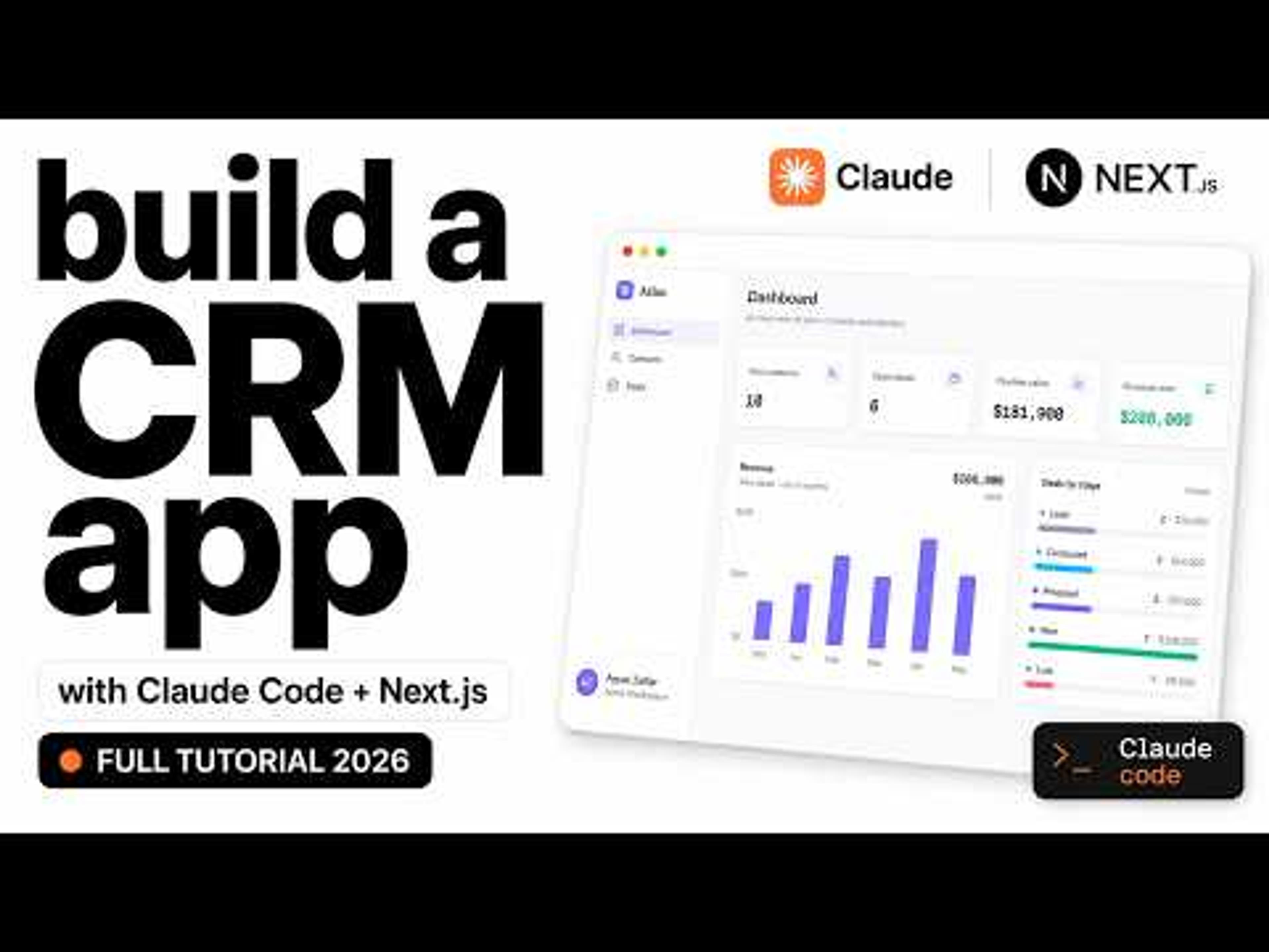 How to Build a CRM App with Claude Code in Next.js (Full Tutorial 2026)