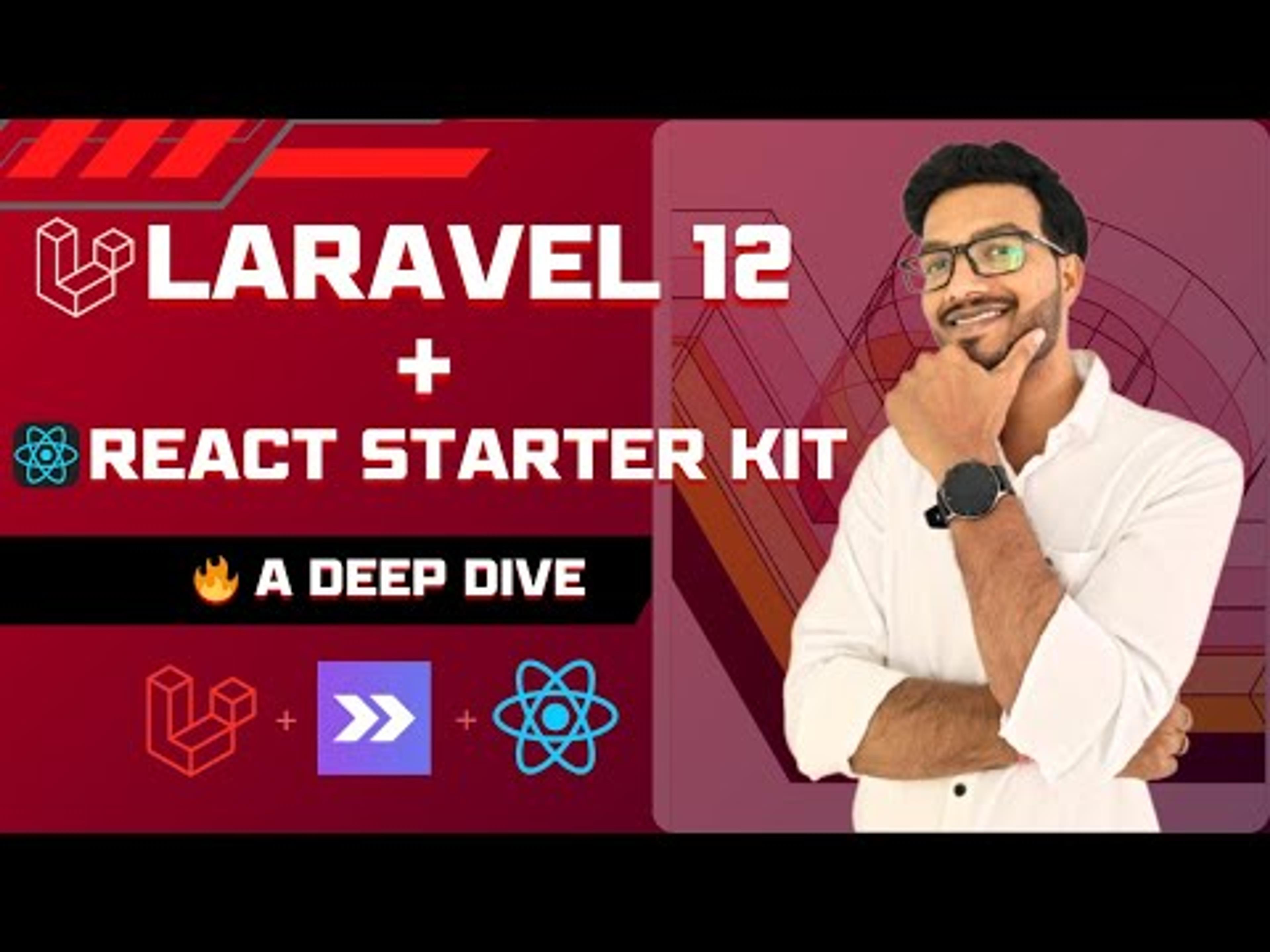 Laravel 12 + React JS – Full Stack Series 🔥