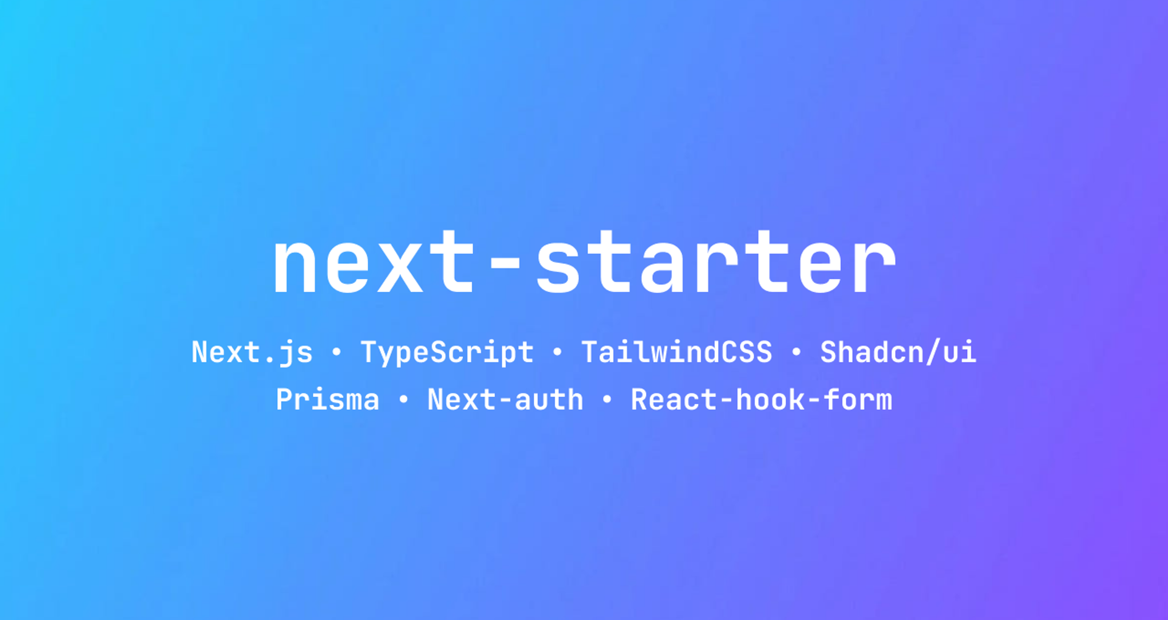 A Next.js starter template, packed with features like TypeScript, Tailwind CSS, Next-auth, Eslint, Stripe, testing tools and more. Jumpstart your project with efficiency and style.