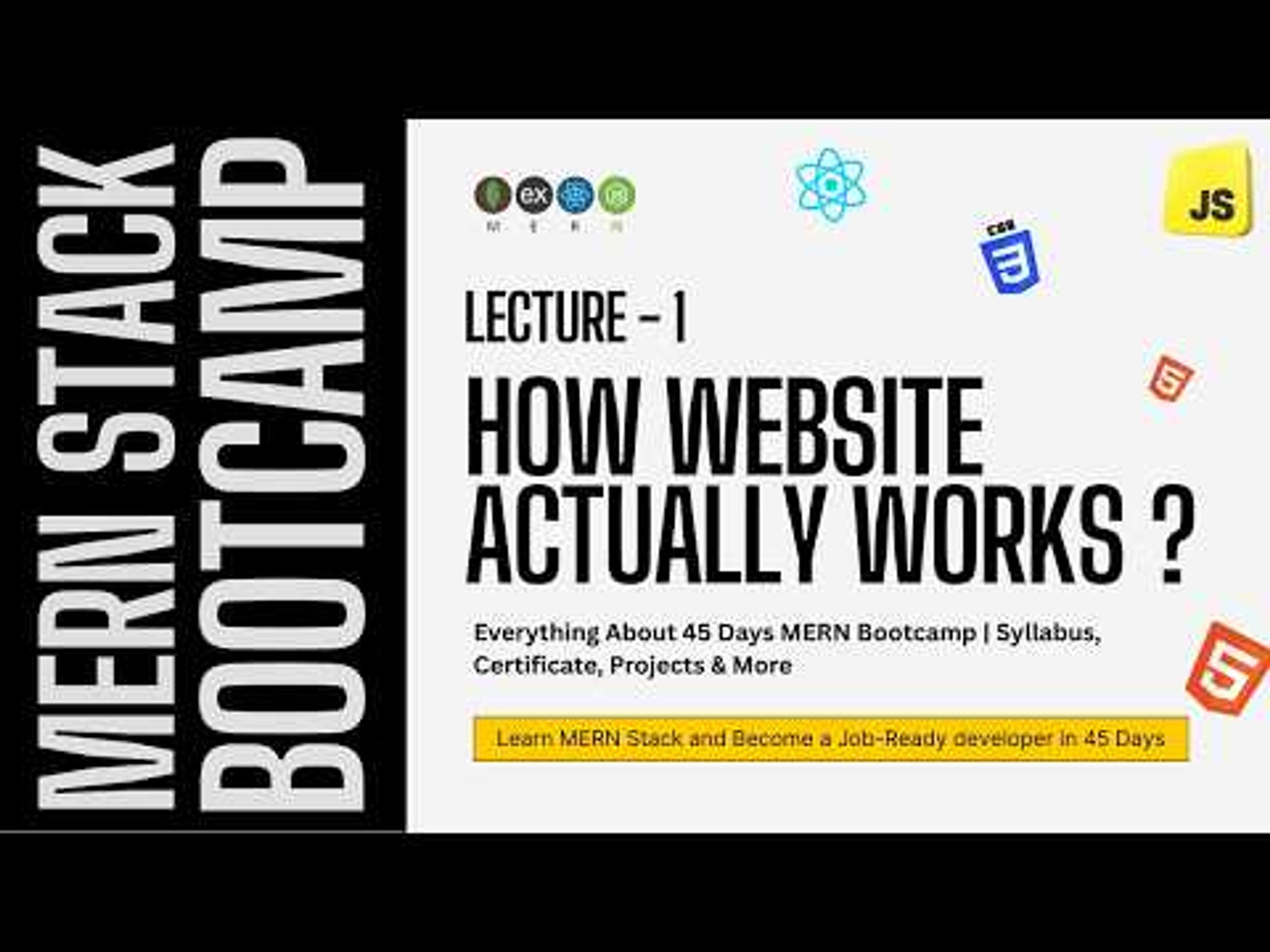 MERN Stack Full Course 2026 β Job Ready Bootcamp by Code Ki Pathshala