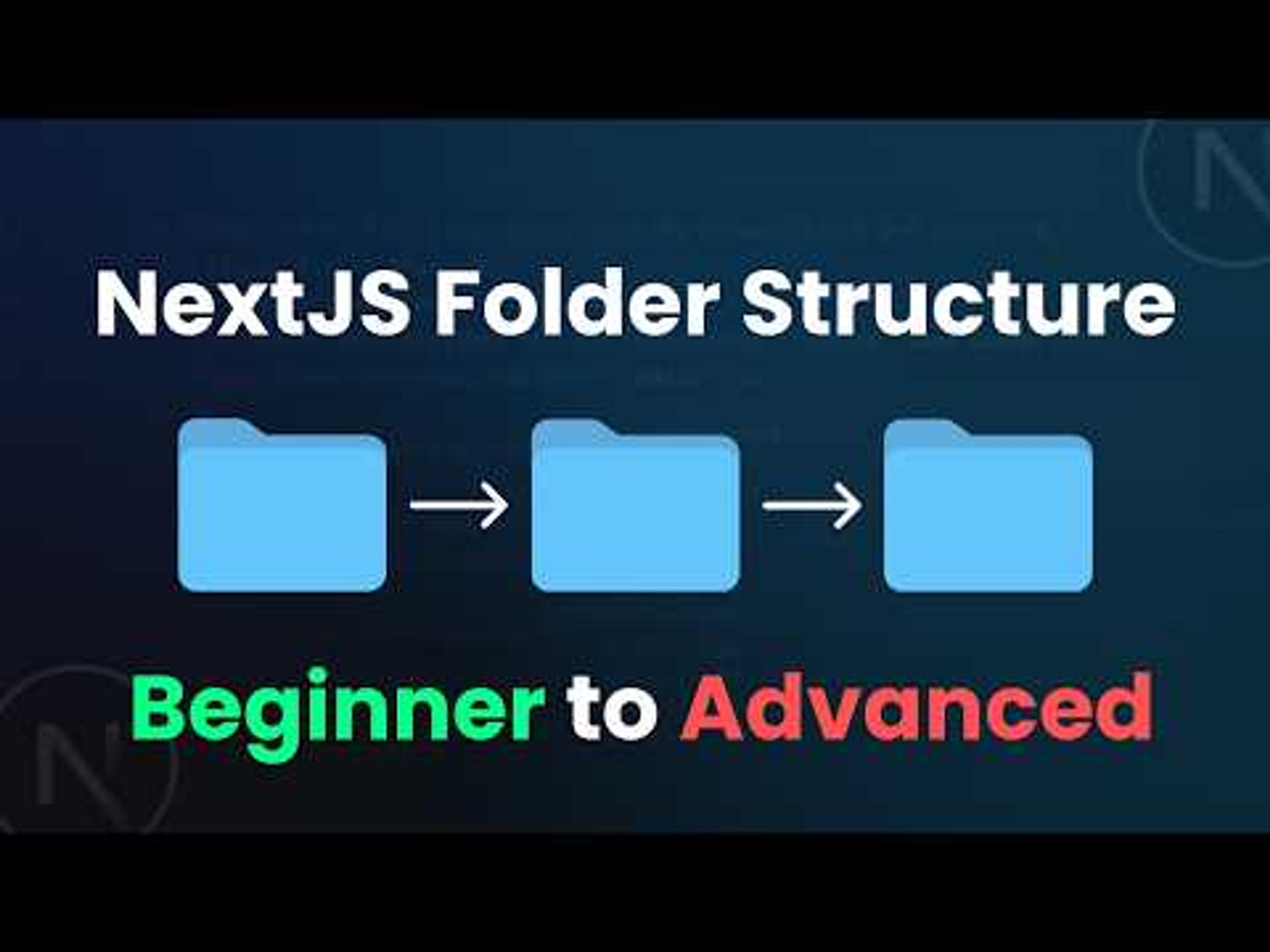 Best NextJS Folder Structures | Beginner - Intermediate - Advanced