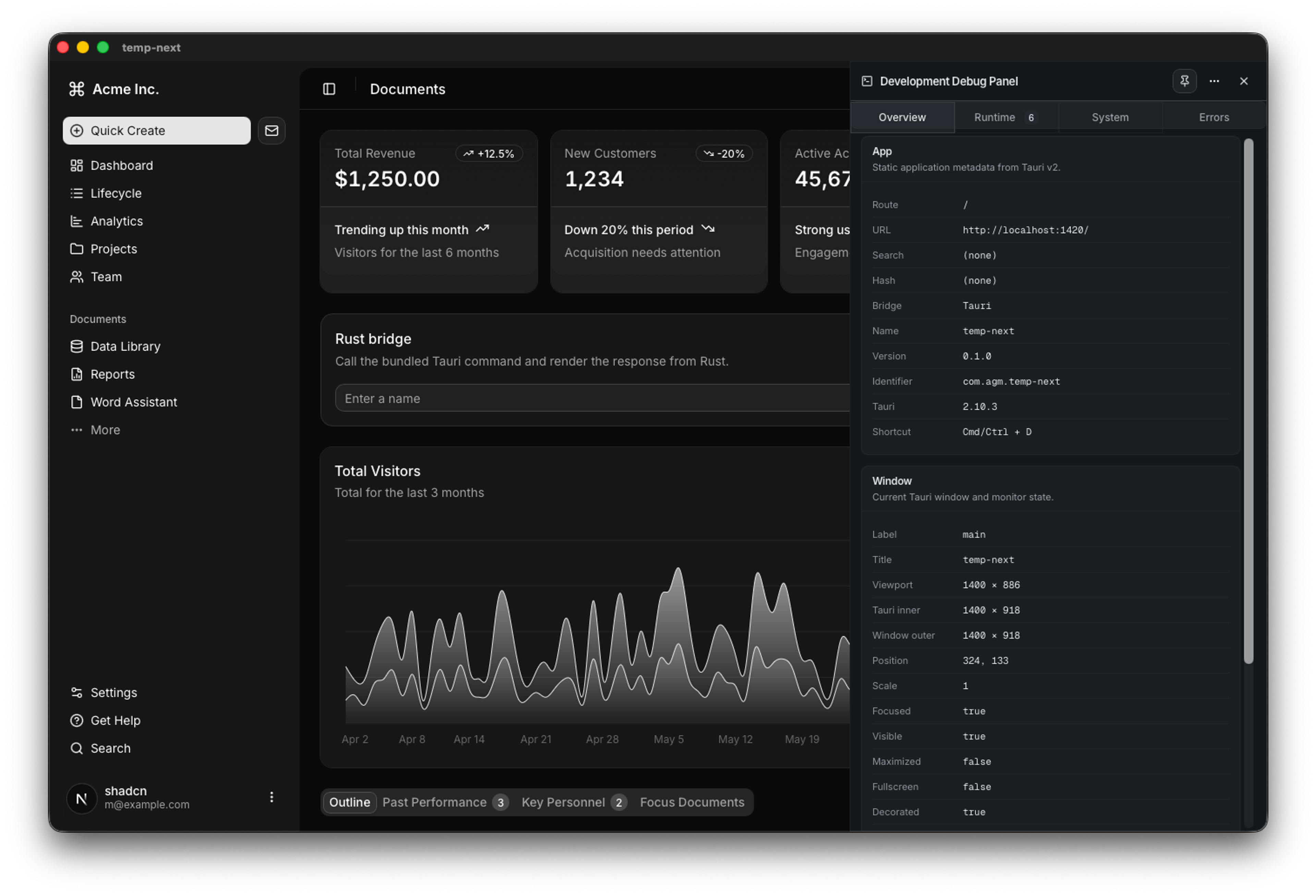 🦀 Tauri + shadcn/ui starter. Pick your framework and start building — Vite, Next.js, React Router, Astro, TanStack Start.