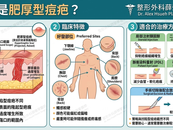 肥厚型痘疤