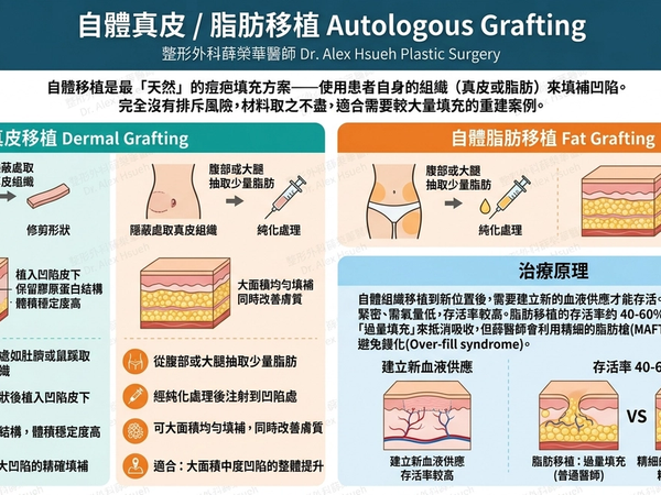 自體真皮 / 脂肪移植