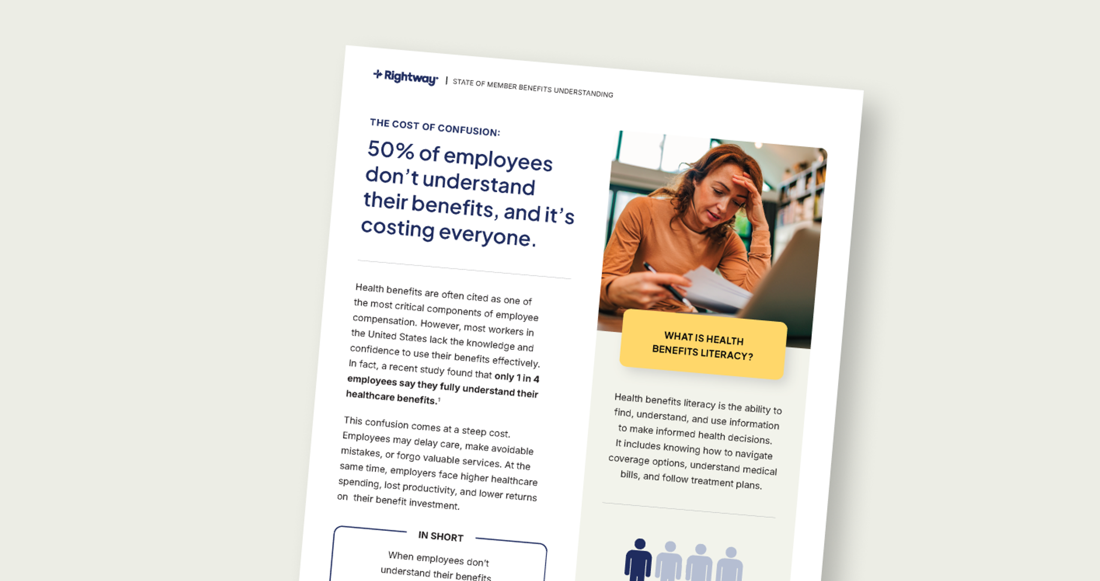 The cost of confusion: State of member benefits understanding.