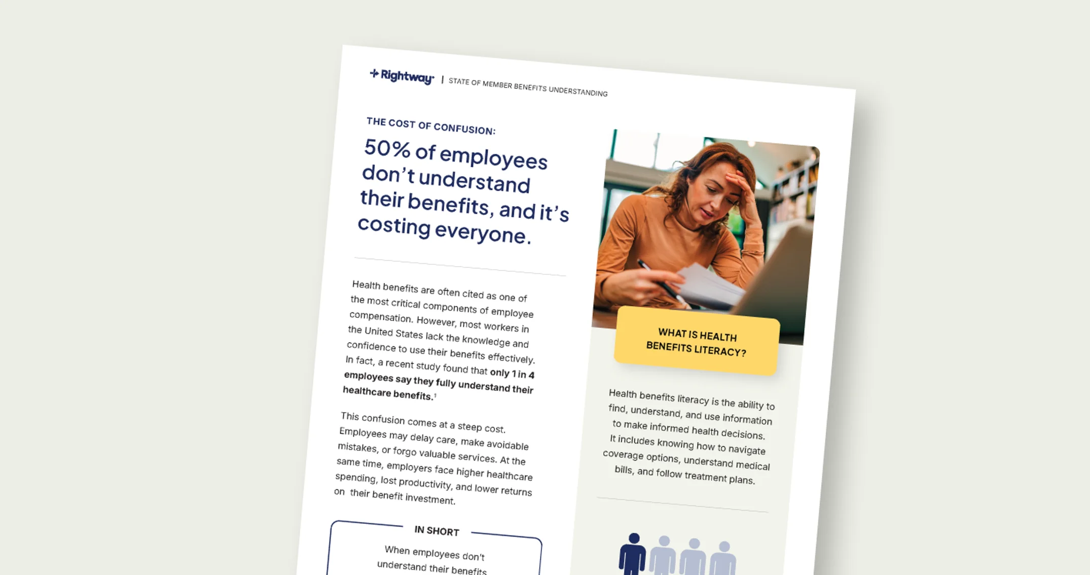 The cost of confusion: State of member benefits understanding.