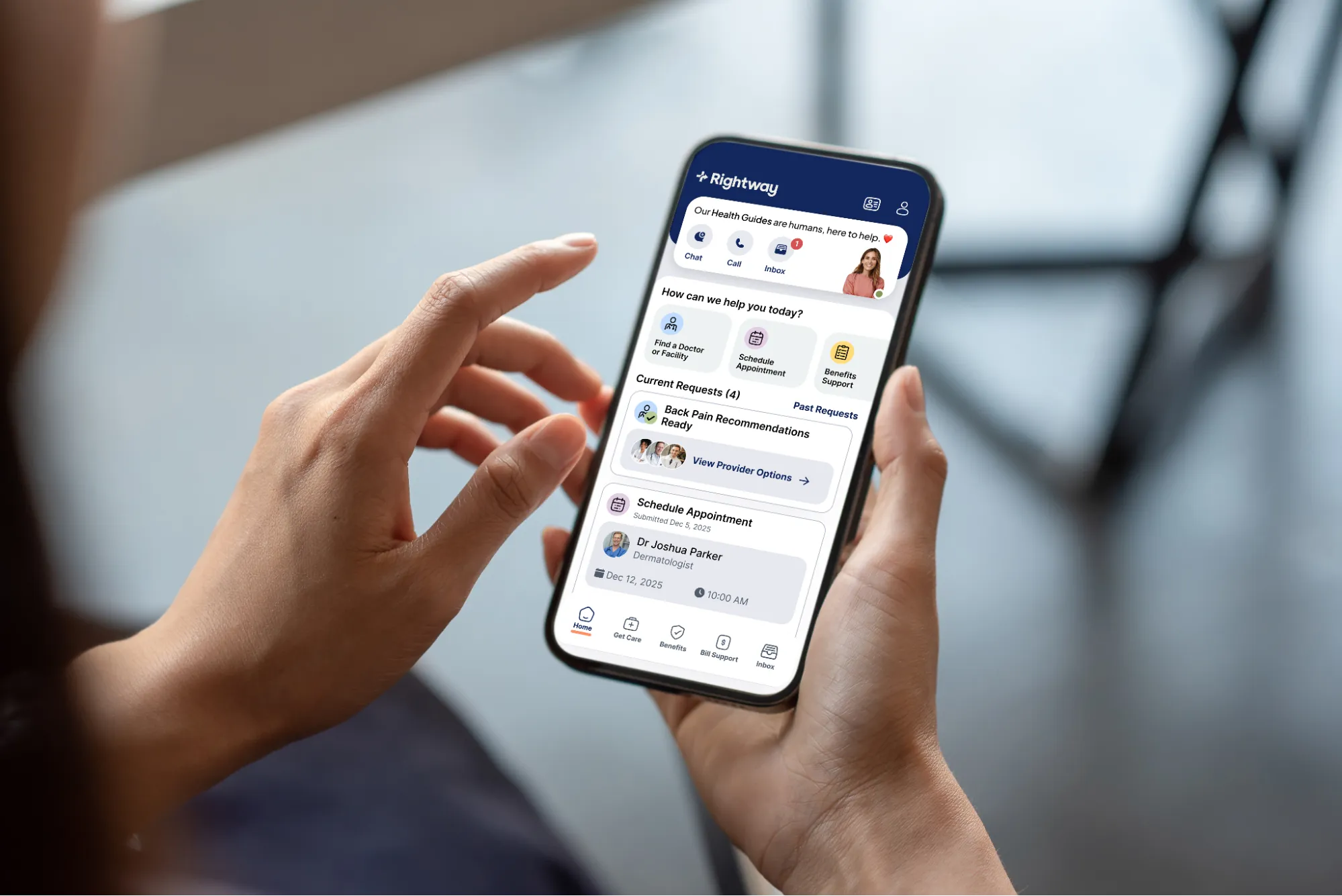Rightway Care Navigation app.