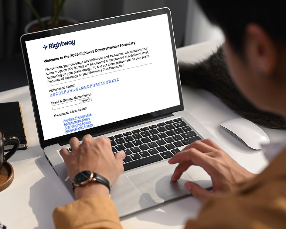 typing on laptop