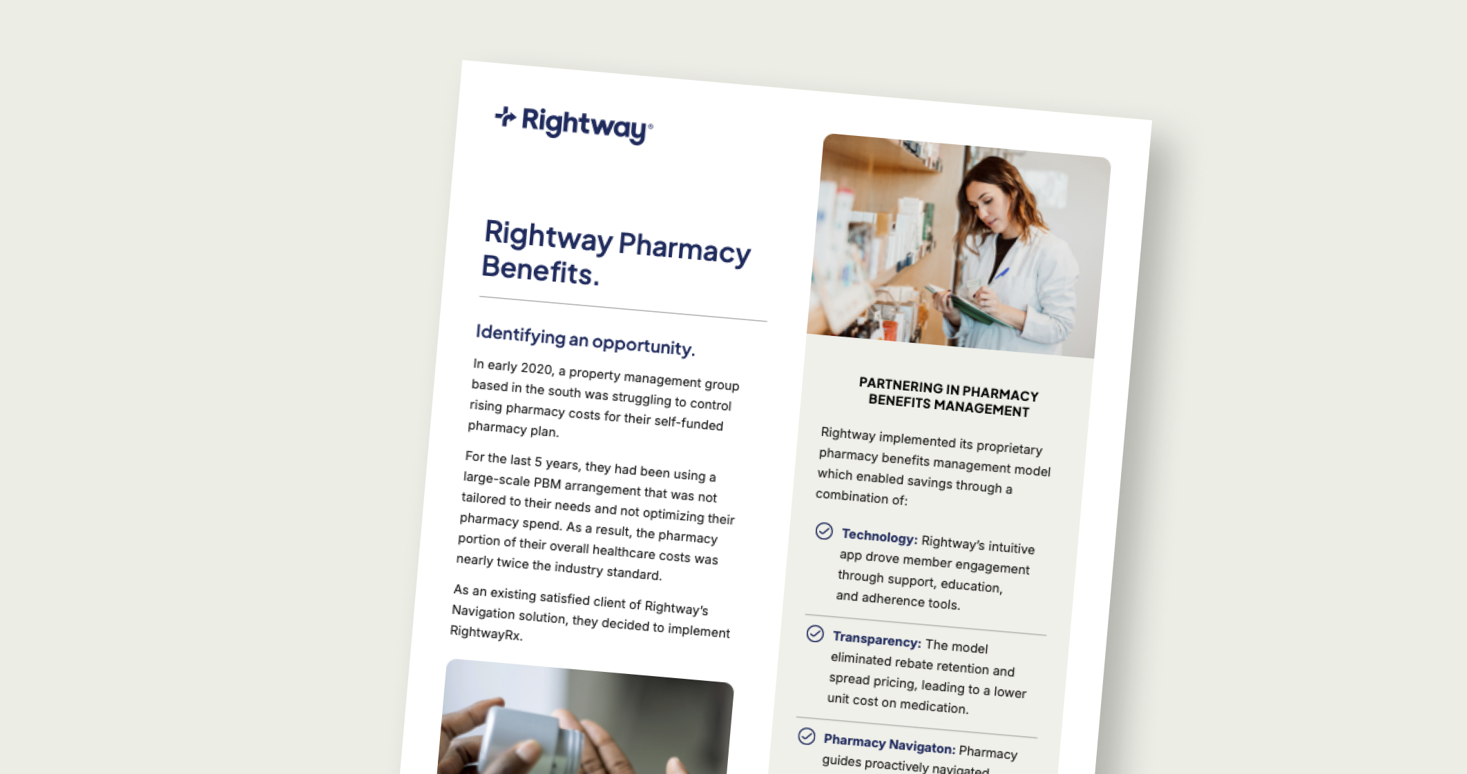 Using Rightway's PBM to bend the trend on Rx costs.