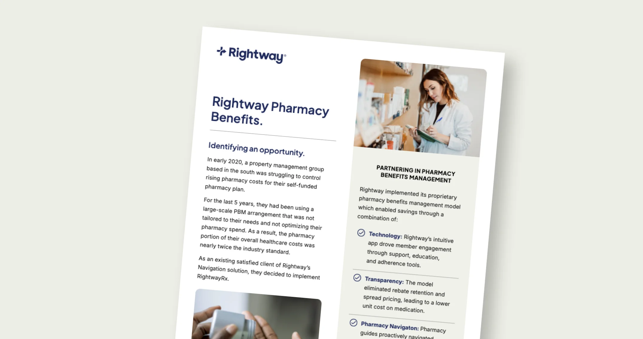 Using Rightway's PBM to bend the trend on Rx costs.