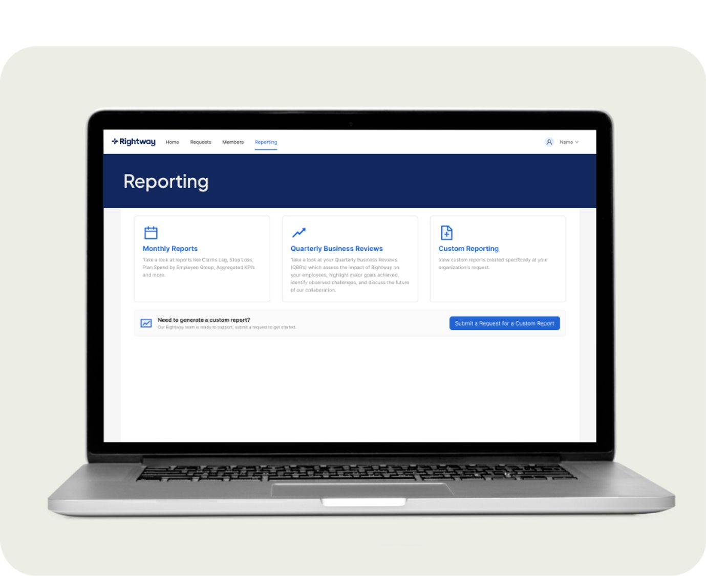 Rightway | Clinical Care Navigation | Effective Transparent PBM.. laptop