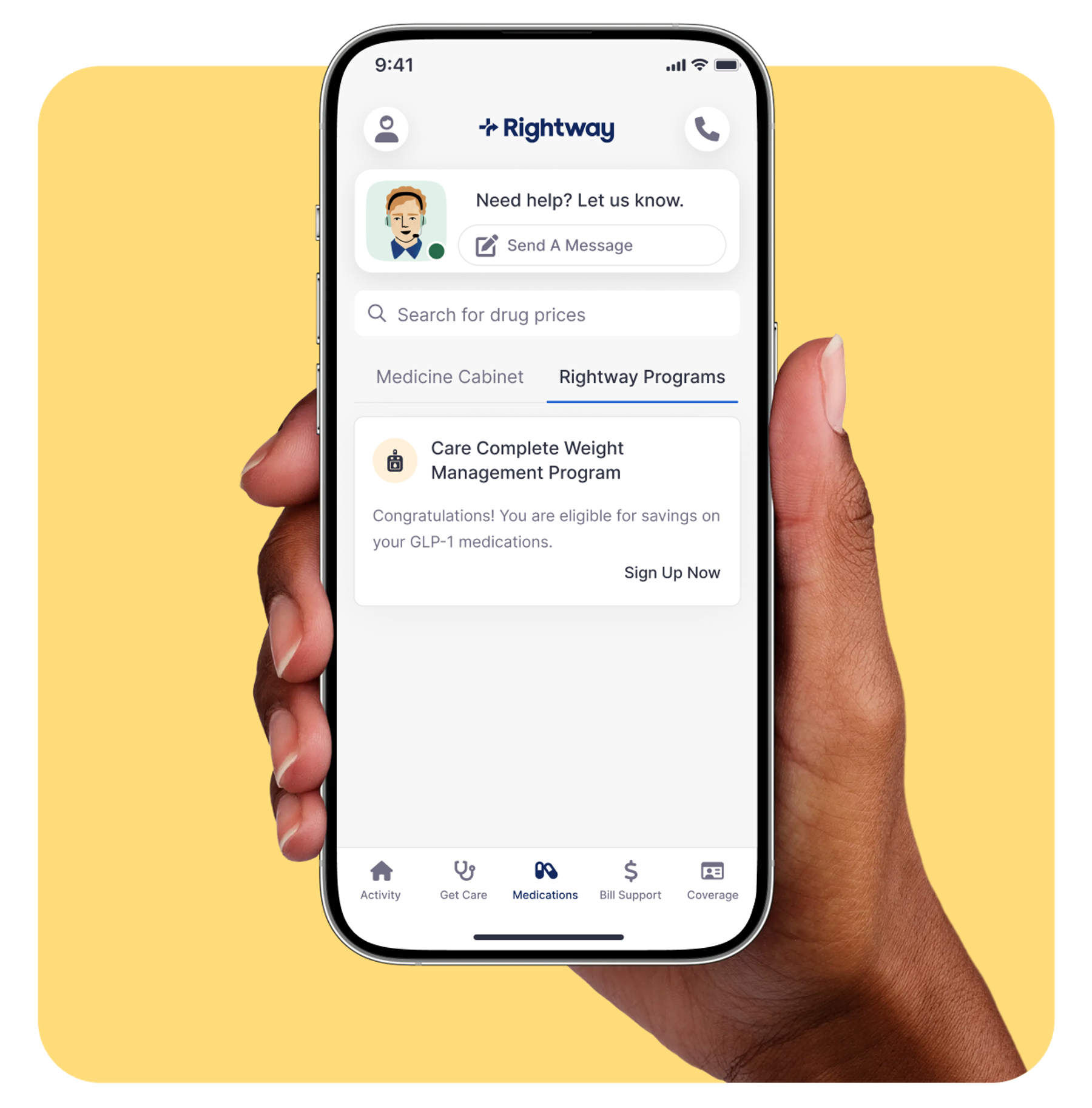 mobile app of care complete weight management program