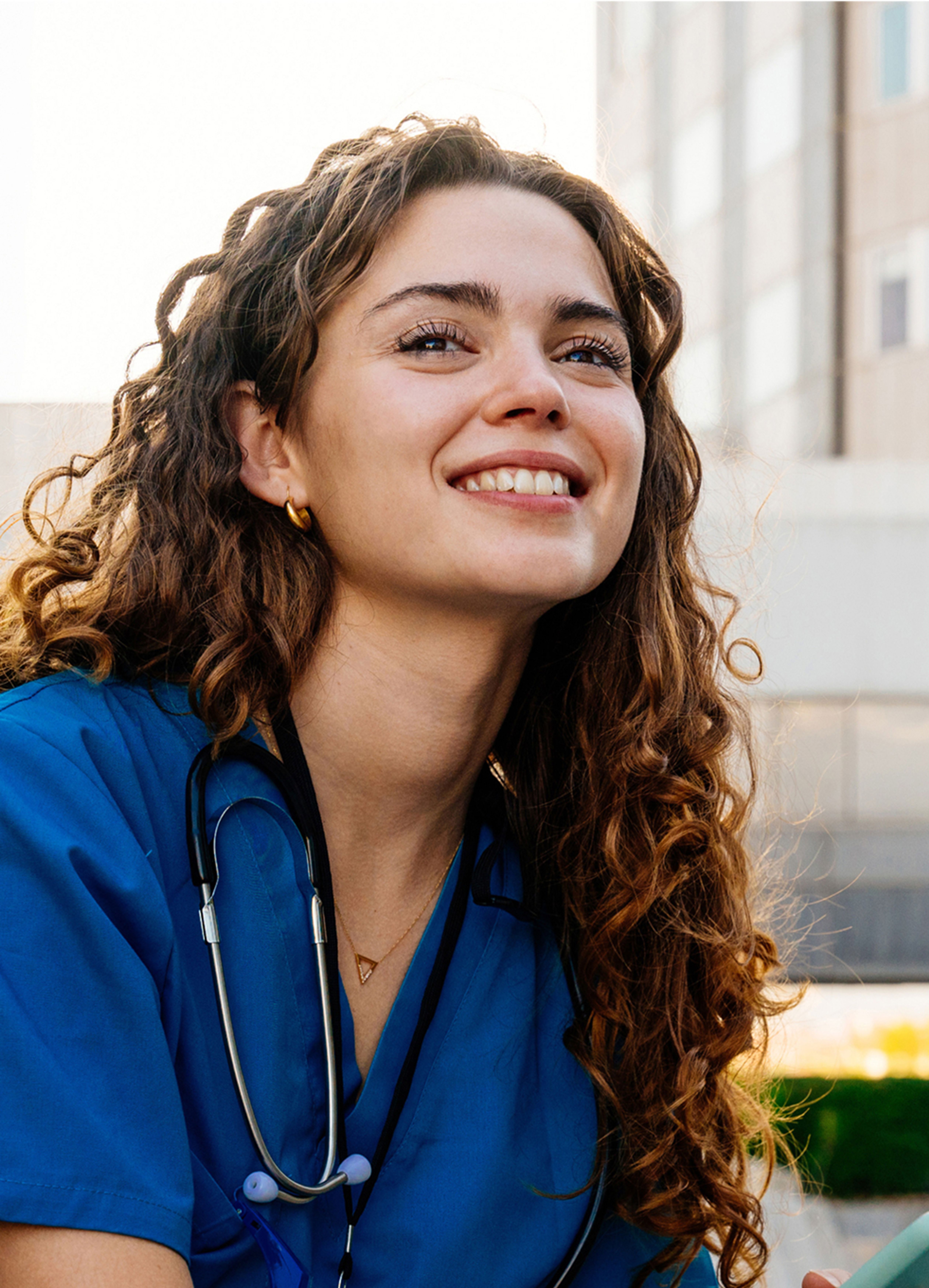 Rightway | Clinical Care Navigation | Effective Transparent PBM.. smiling medical professional 