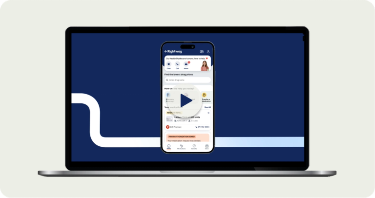 PBM app demo video in laptop