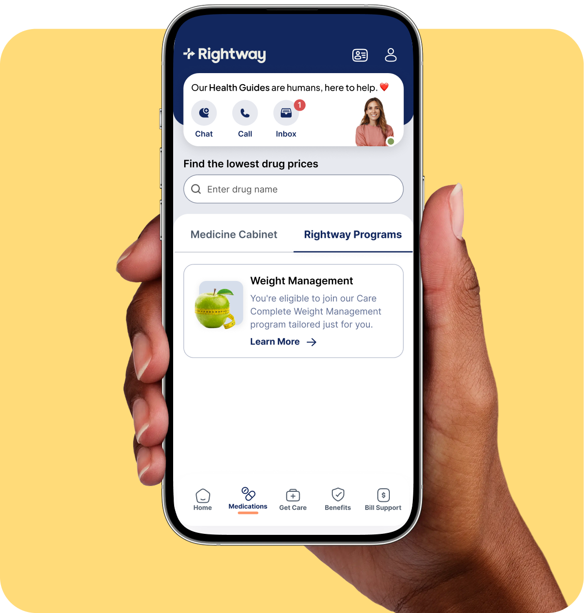 mobile app of care complete weight management program