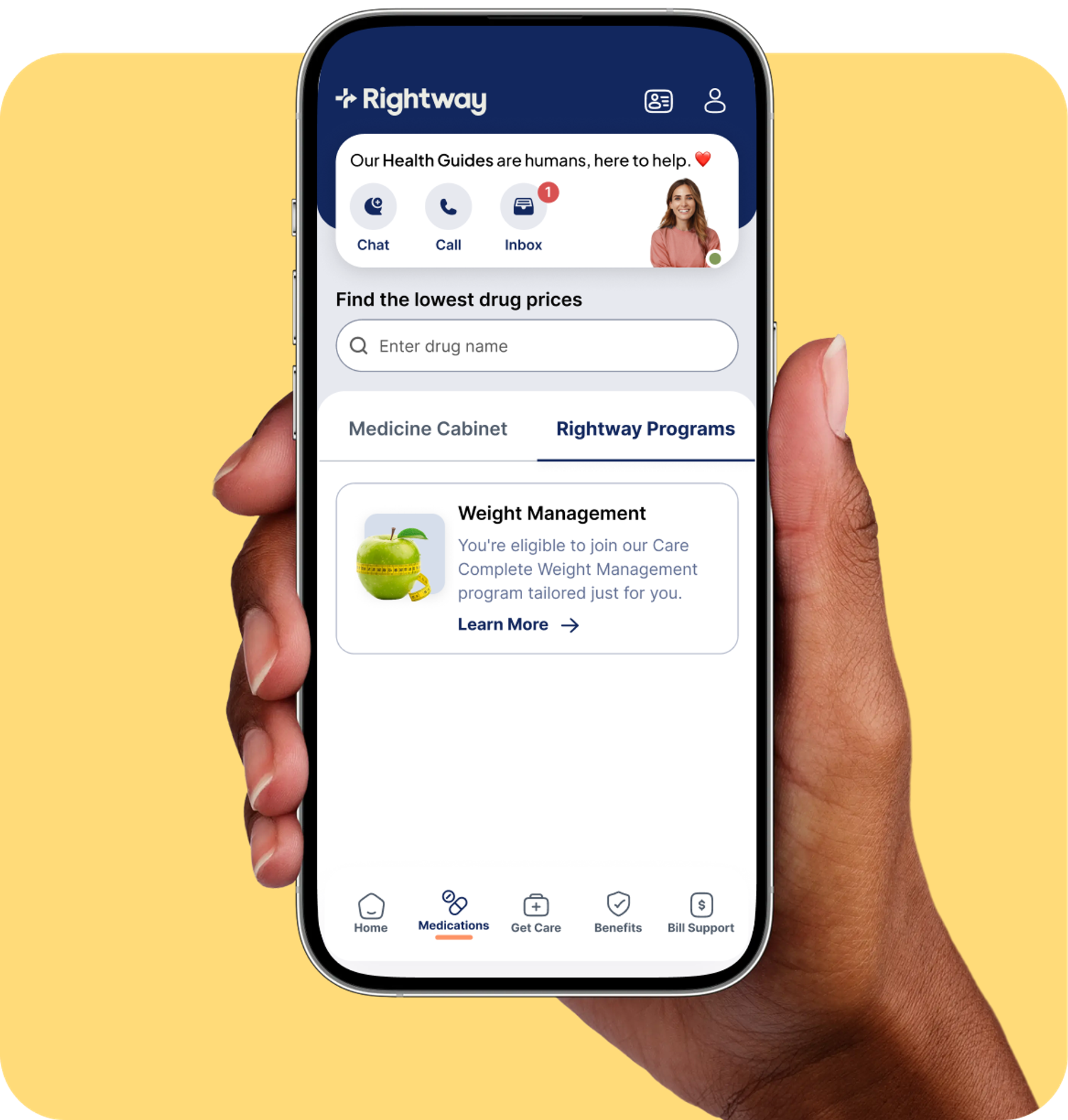 mobile app of care complete weight management program