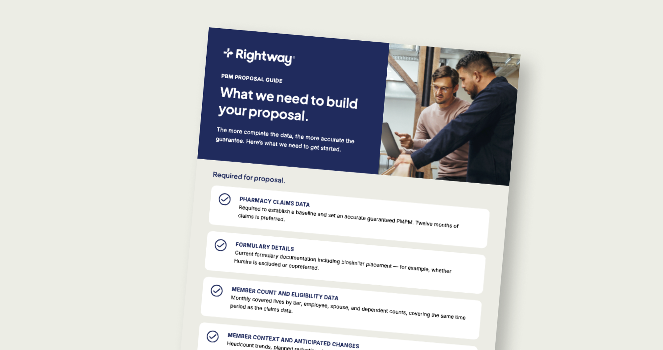 PBM proposal guide: What we need to build your proposal.