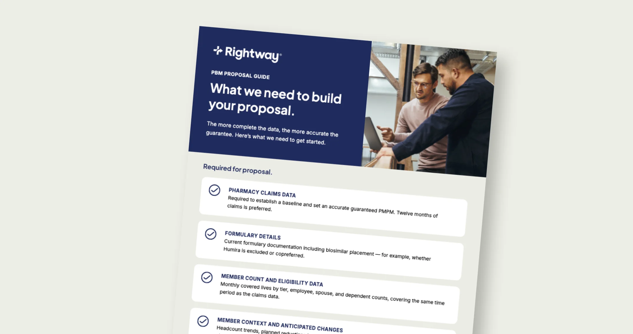 PBM proposal guide: What we need to build your proposal.