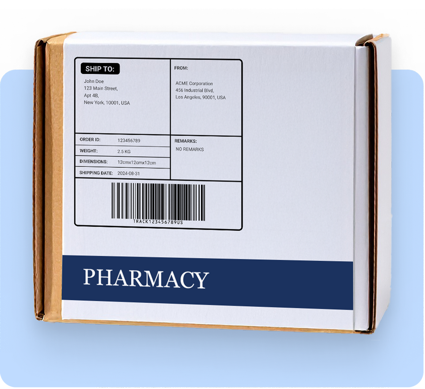 open box of pills