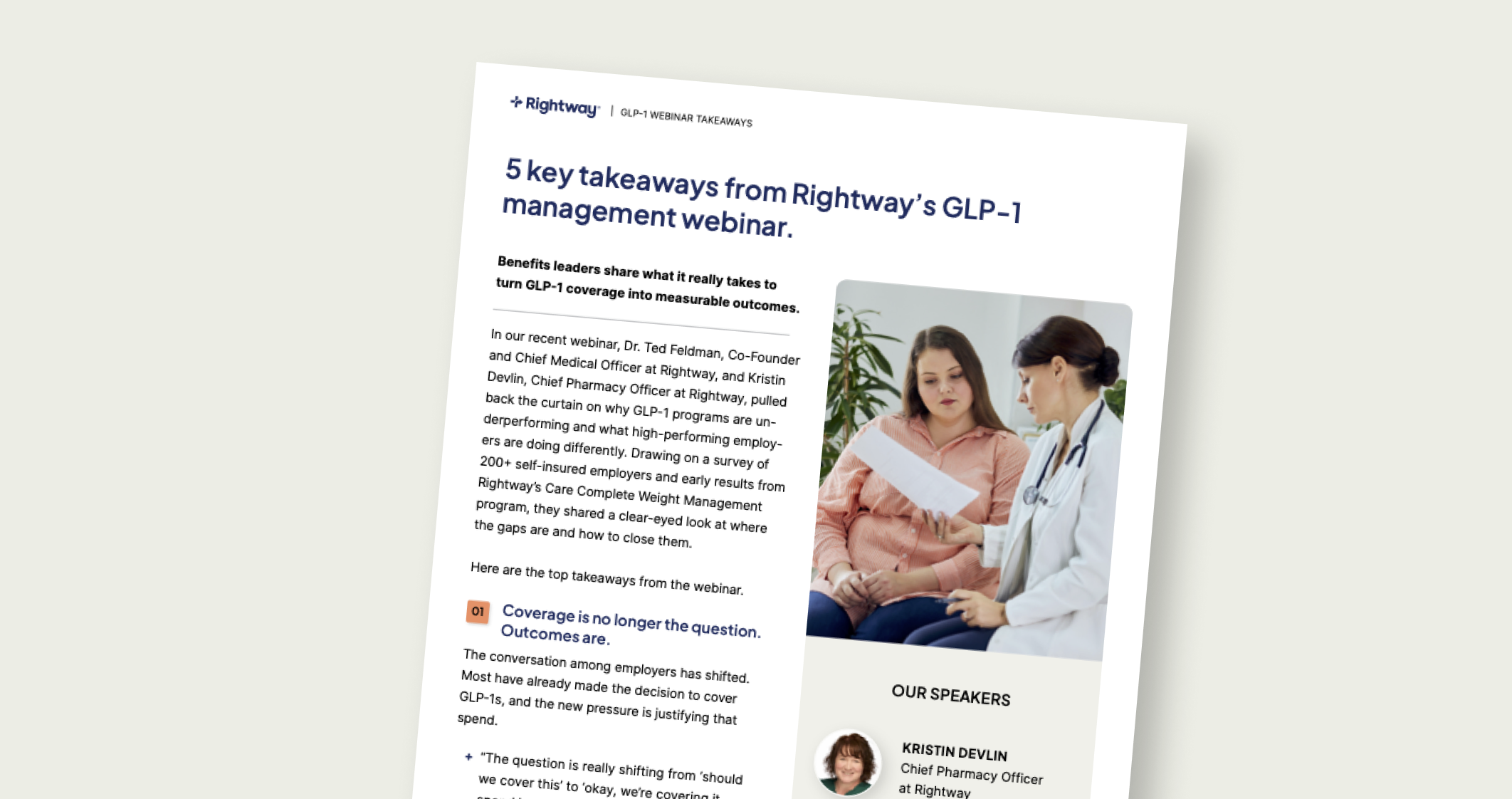 5 key takeaways from Rightway's GLP-1 management webinar.