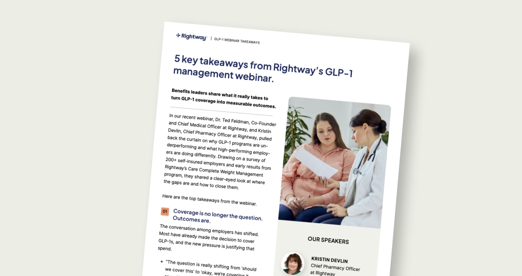 5 key takeaways from Rightway's GLP-1 management webinar.