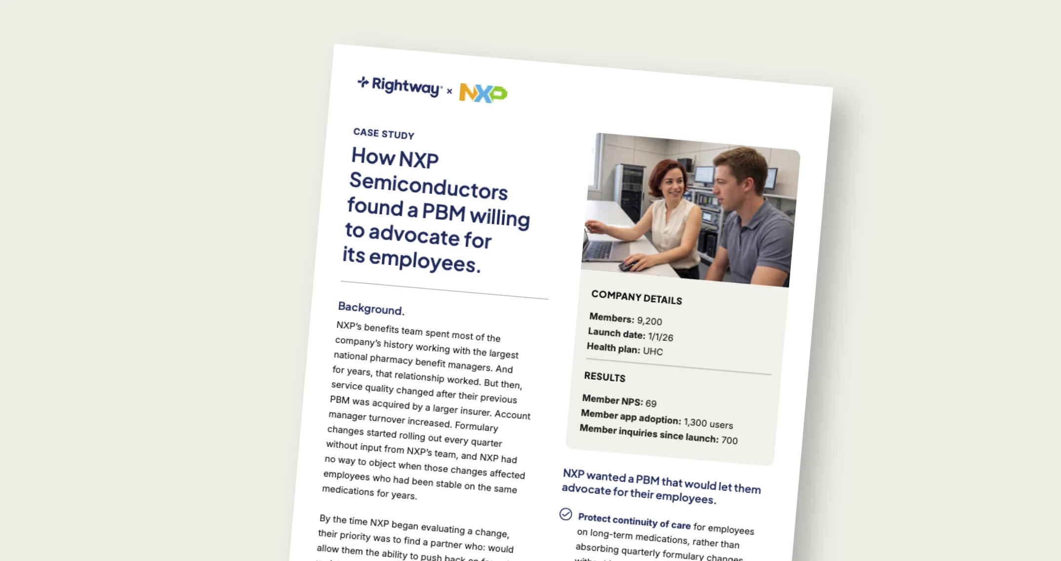 How NXP Semiconductors found a PBM willing to advocate for its employees.
