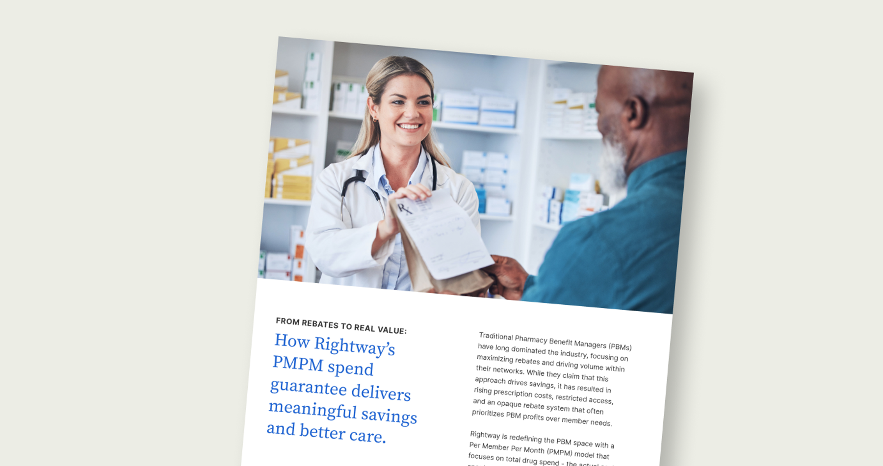 Rightway | Clinical Care Navigation | Effective Transparent PBM.
