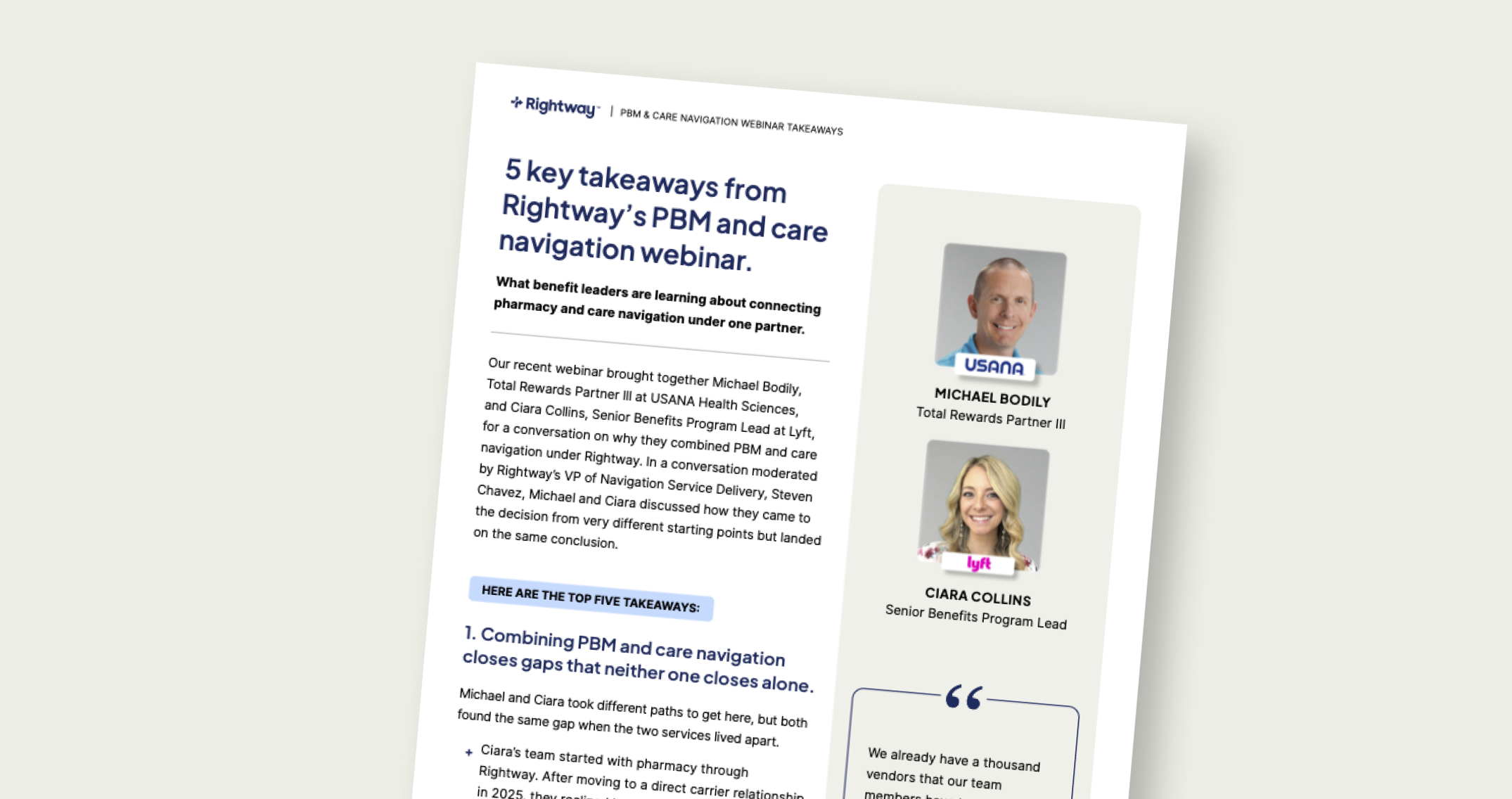 5 key takeaways from Rightway's PBM and care navigation webinar.