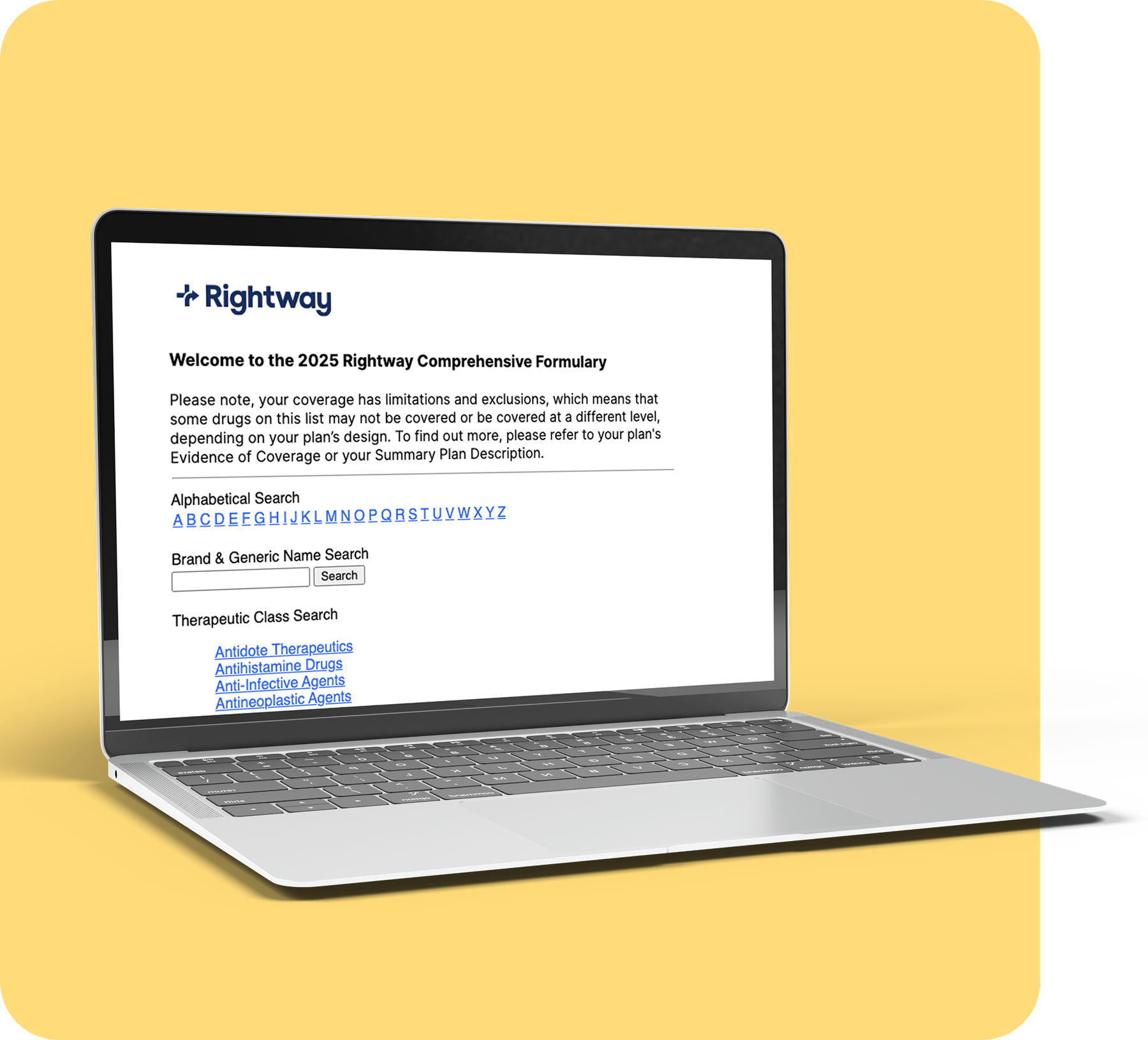 Rightway | Clinical Care Navigation | Effective Transparent PBM.. laptop