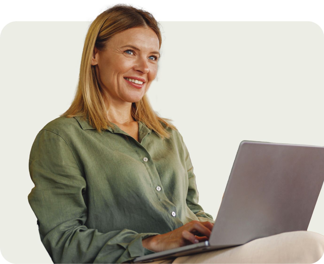 Rightway | Clinical Care Navigation | Effective Transparent PBM.. women on laptop