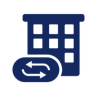 Connected healthcare icon