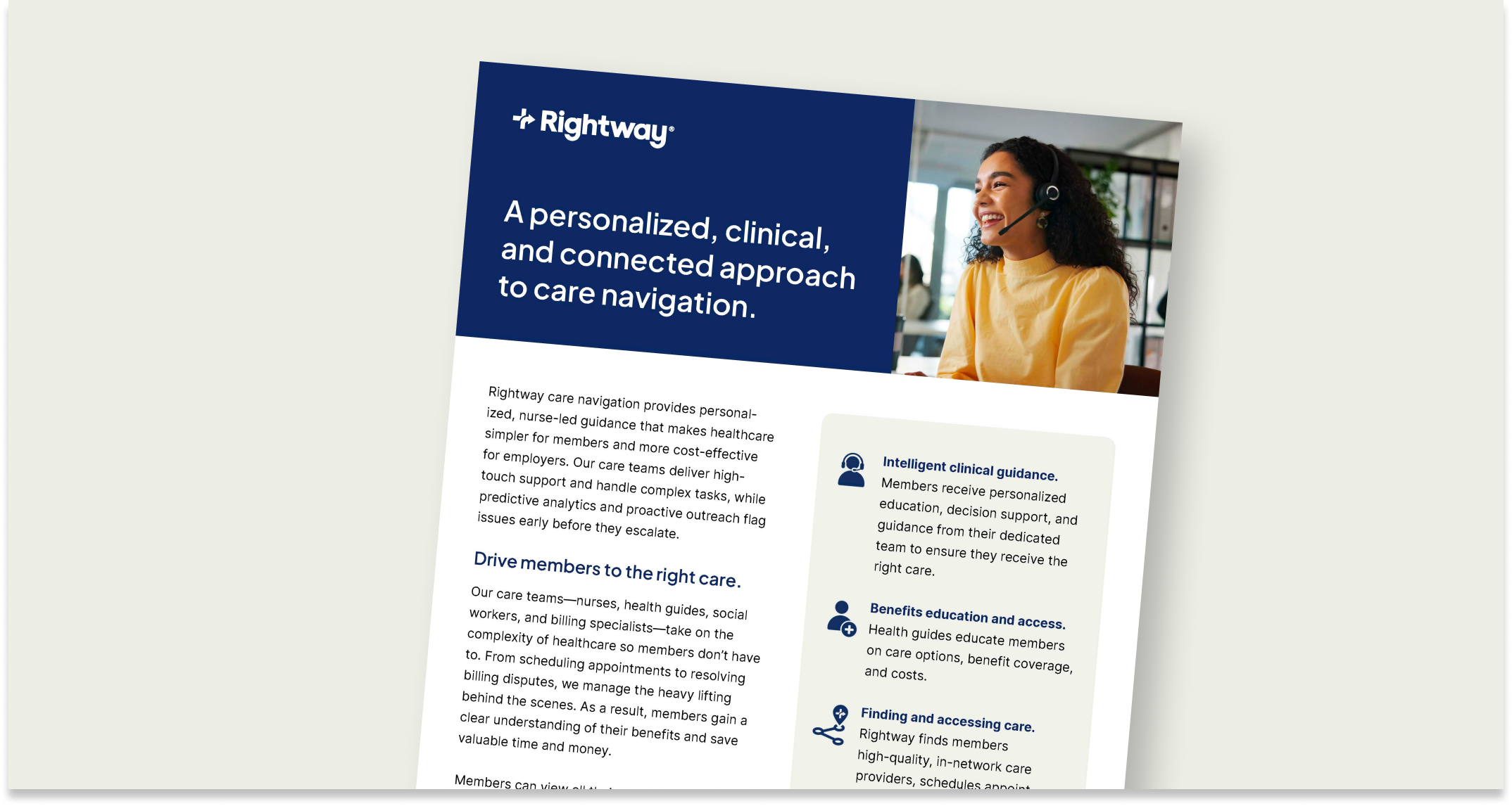 A personalized, clinical, and connected approach to care navigation.