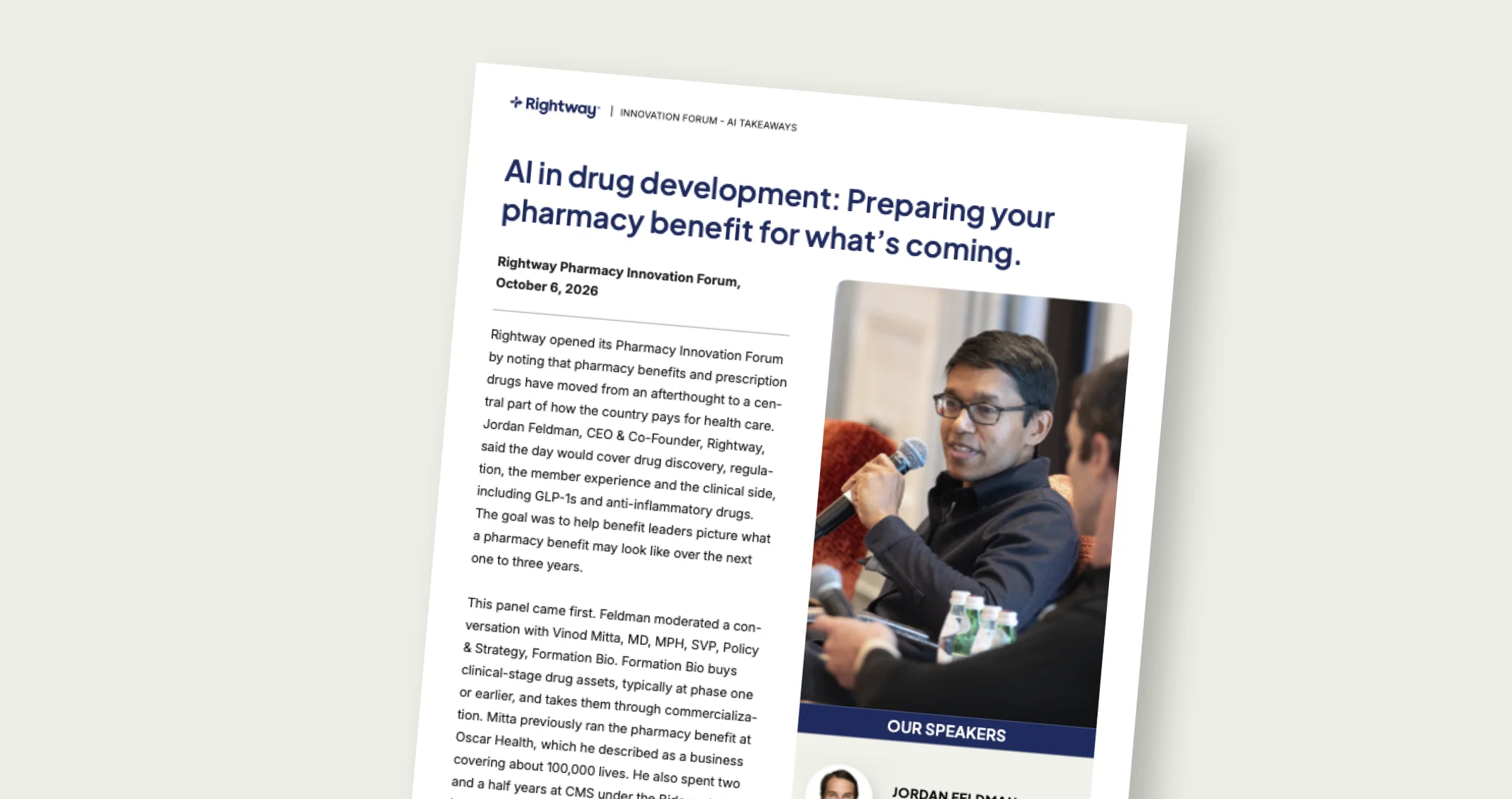 AI in drug development: Preparing your pharmacy benefit for what’s coming.