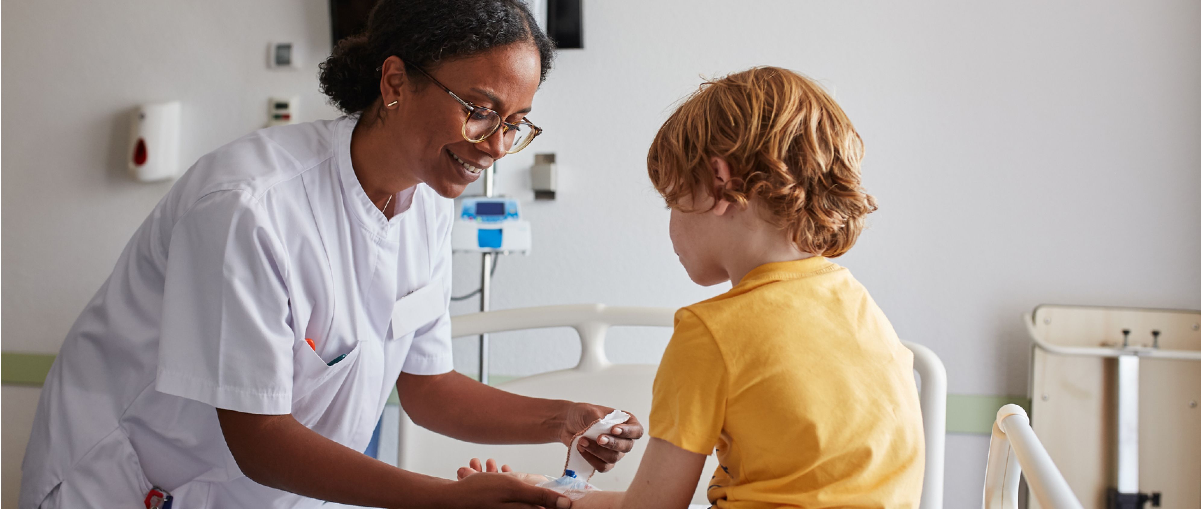 Nurse with child