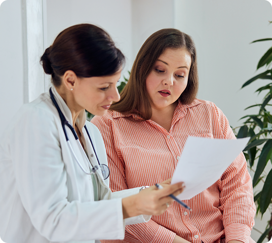 man and woman on phone