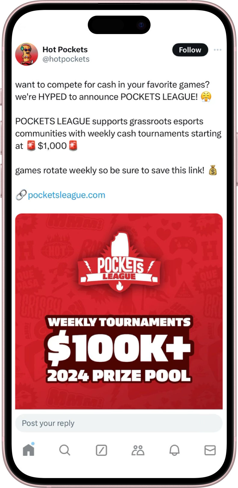 Hot Pockets' Pockets League