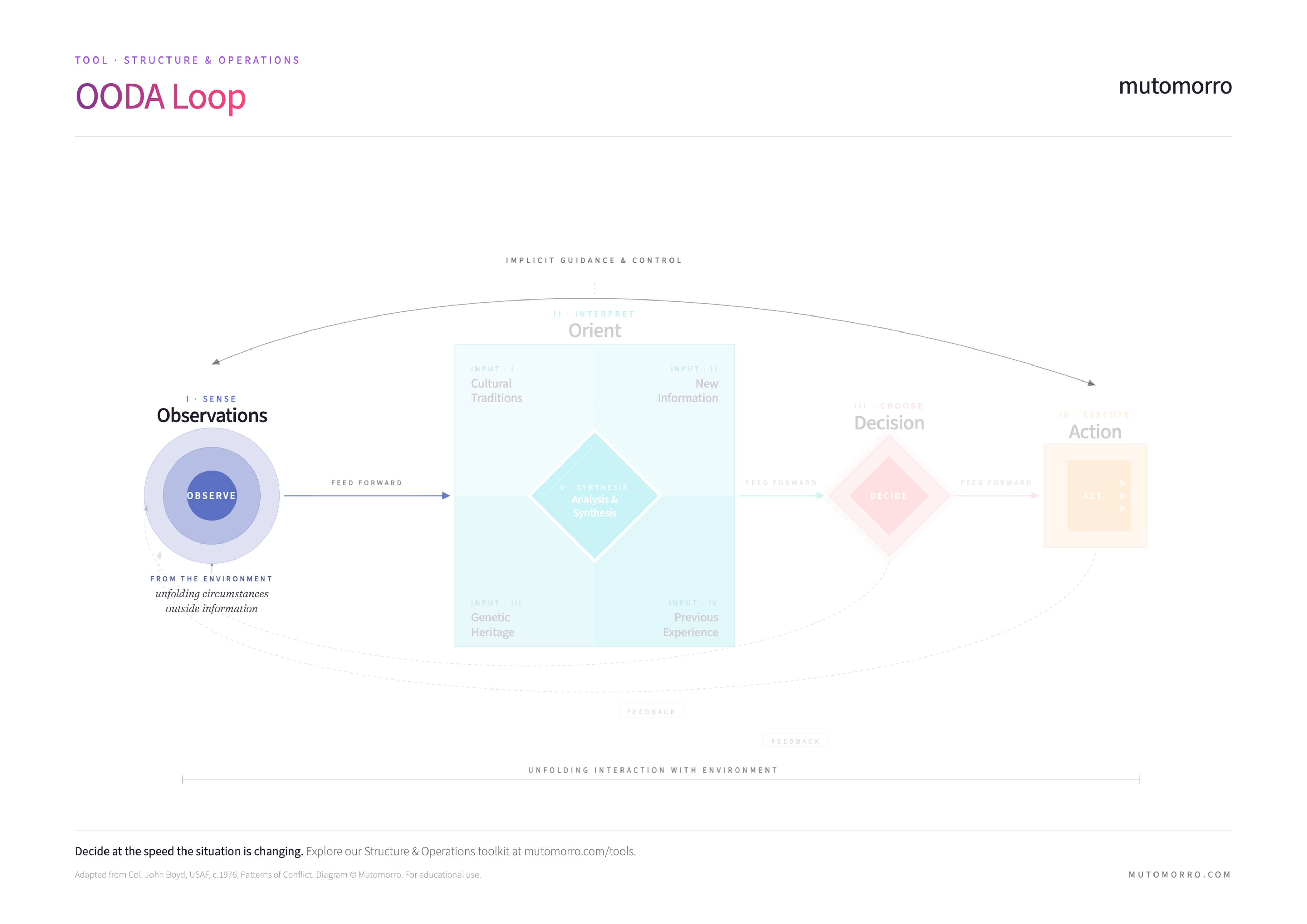 OODA Loop - Observe phase highlighted