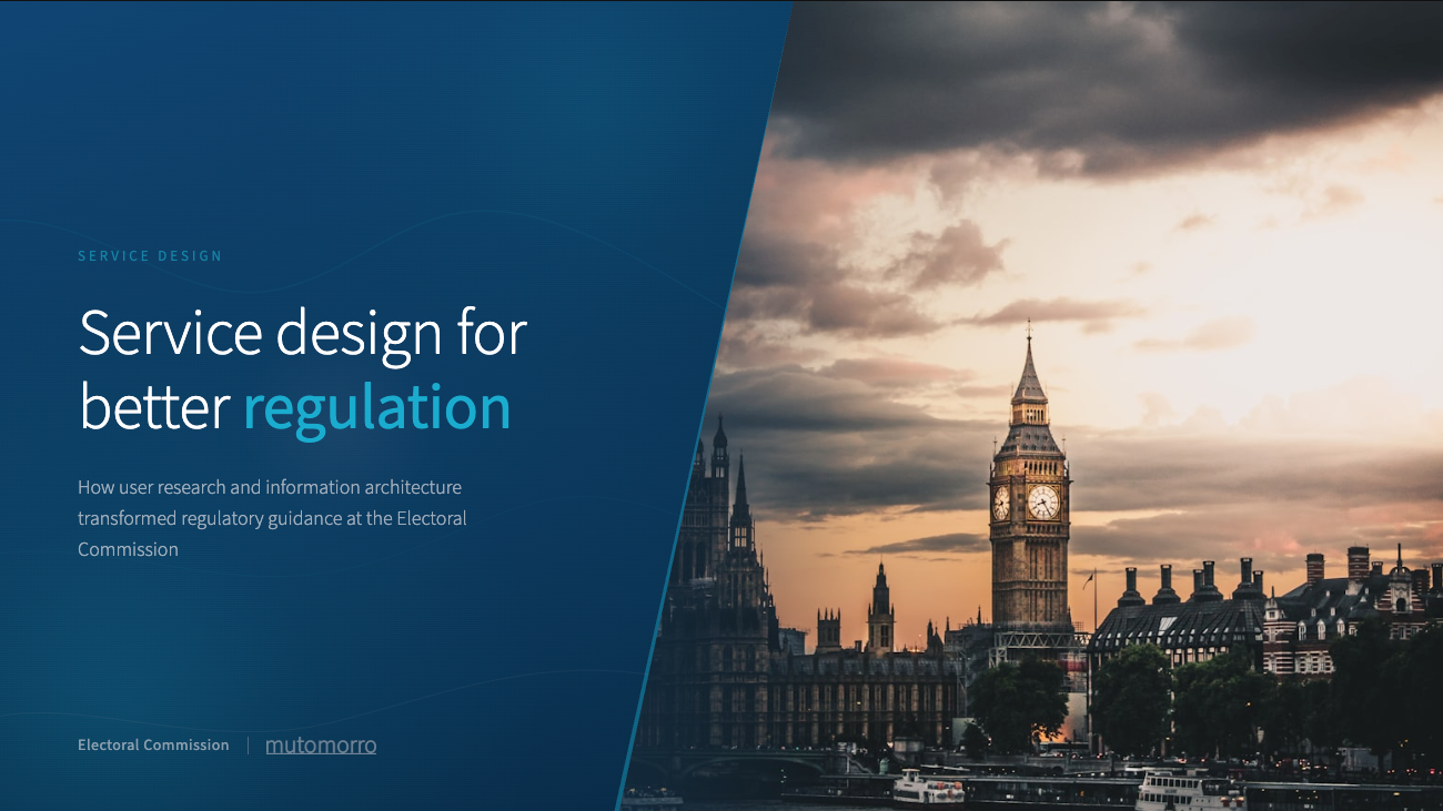 Public Sector Service Design