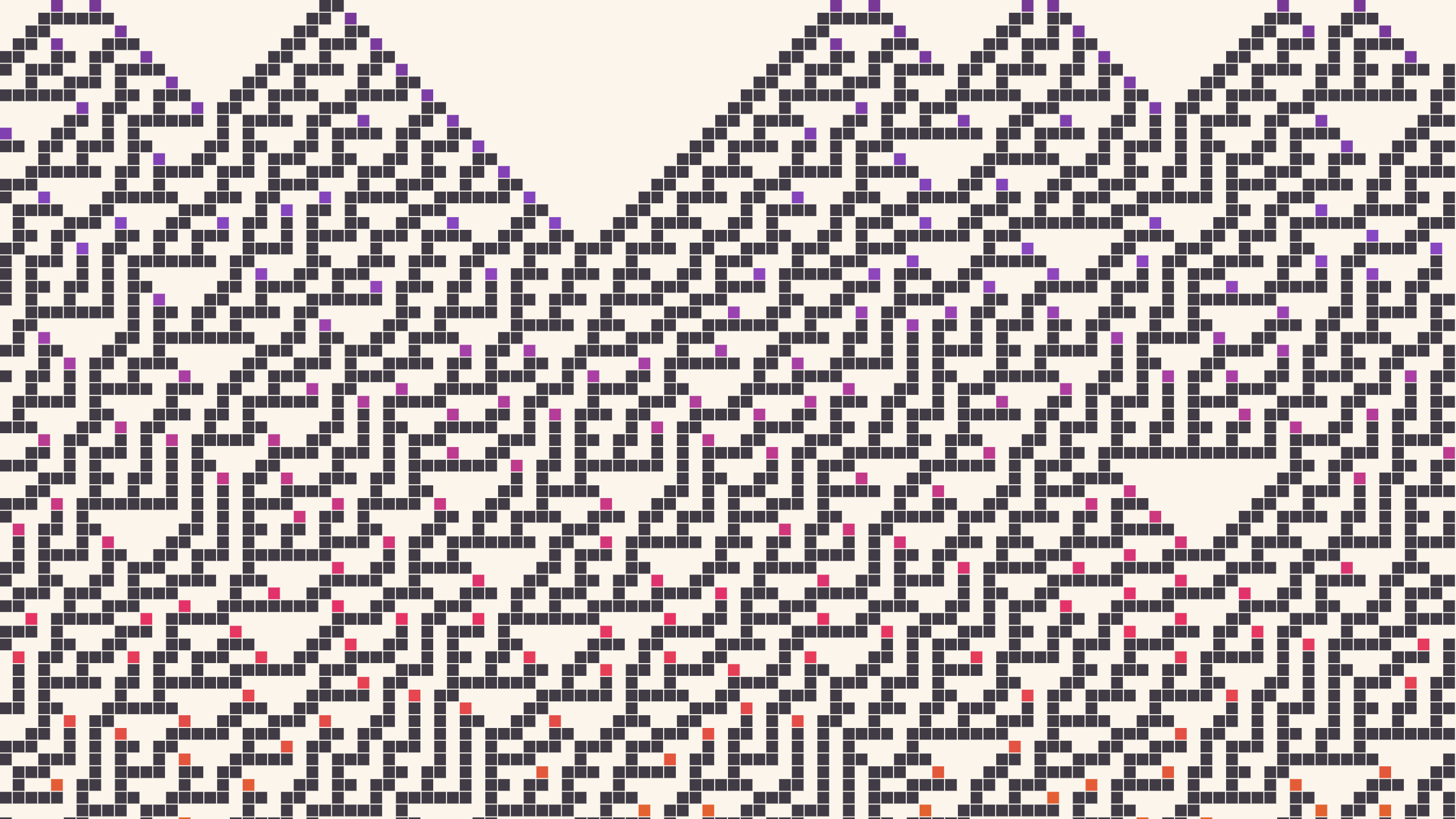 Abstract illustration of two narrative threads on a light background - one structured and linear, one organic and branching, coexisting