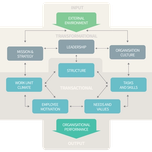 Burke-Litwin Change Model|Burke-Litwin Change Model - External Environment|Burke-Litwin Change Model - Output- Organisational Performance|Burke-Litwin Change Model - Throughput- Transactional Factors|Burke-Litwin Change Model - Throughput- Transformational Factors